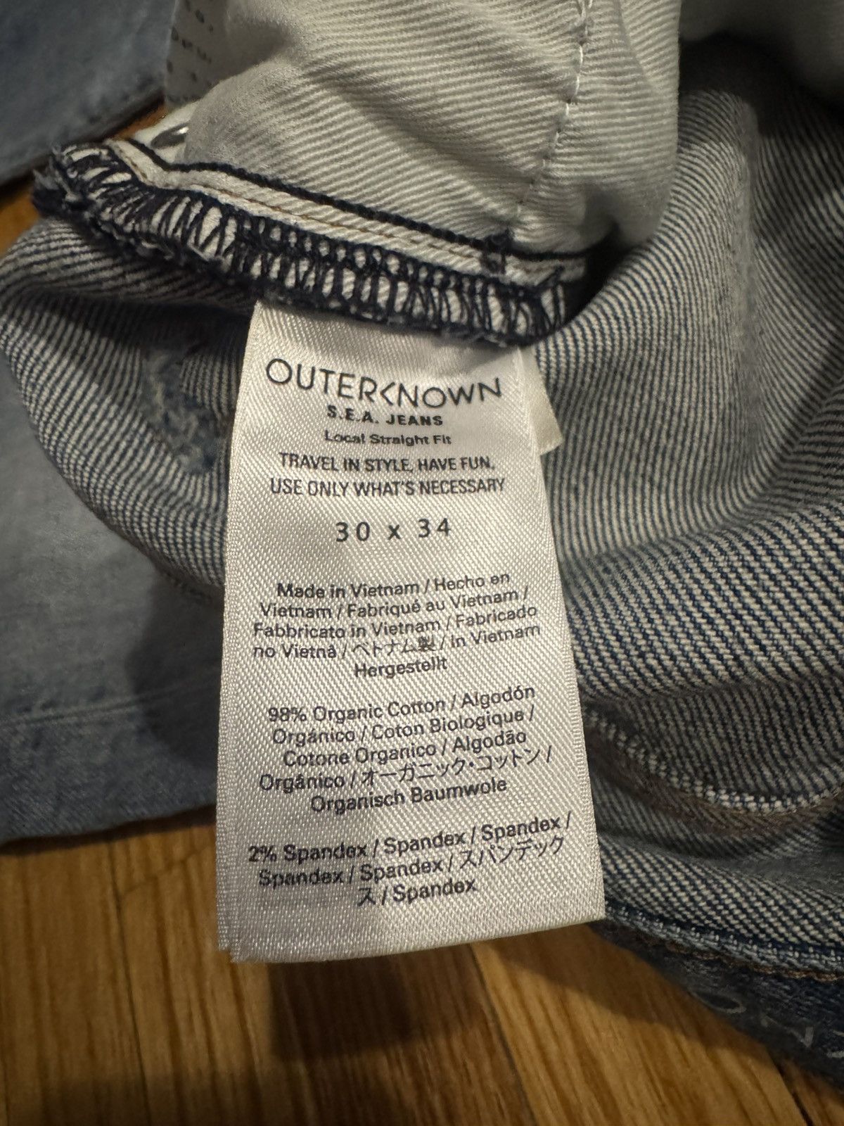 Outerknown Light wash jeans Size US 30 / EU 46 - 5 Thumbnail