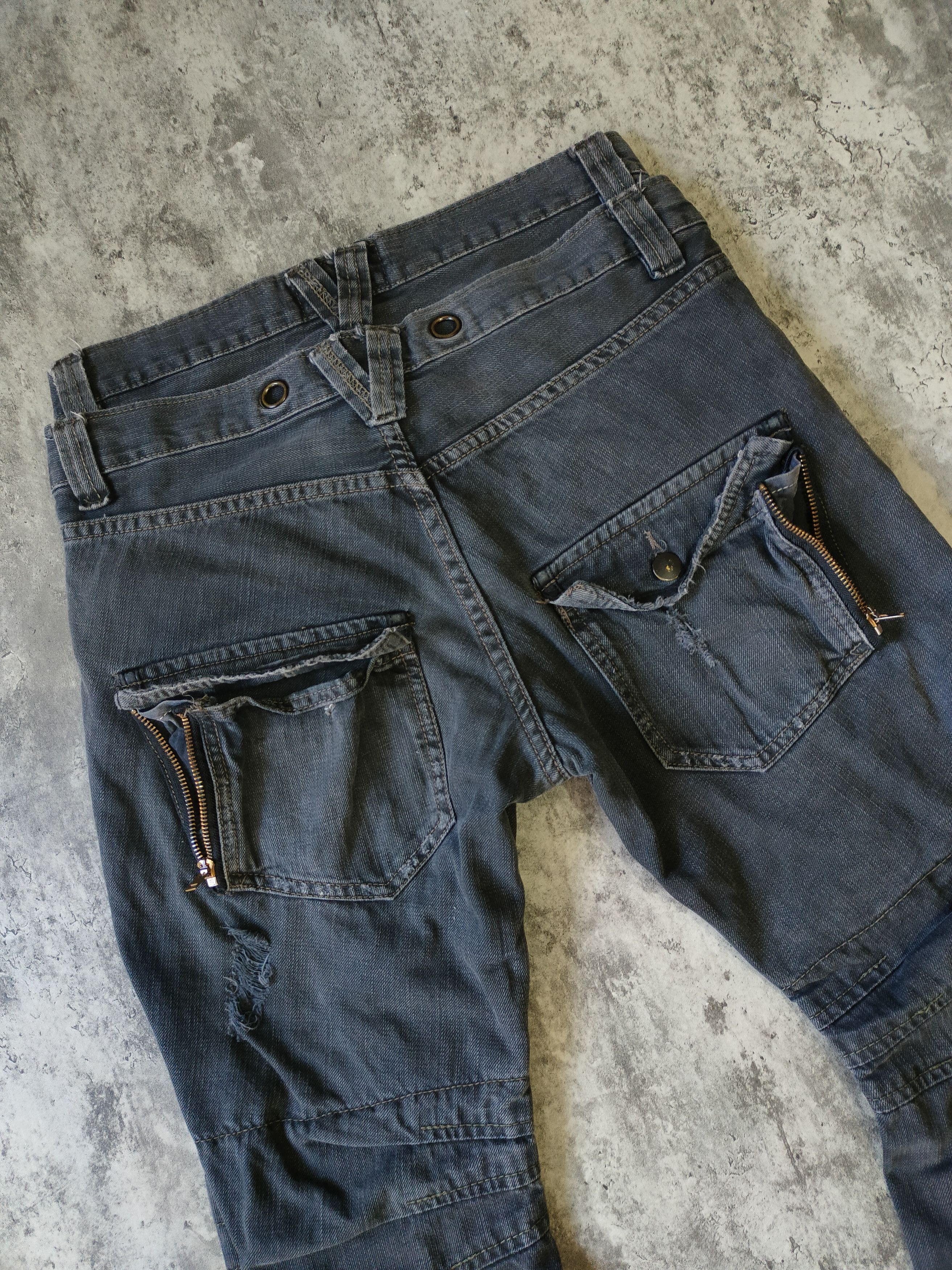 Hysteric Glamour Paper Double Weist Multipocket jeans Size US 31 - 11 Thumbnail