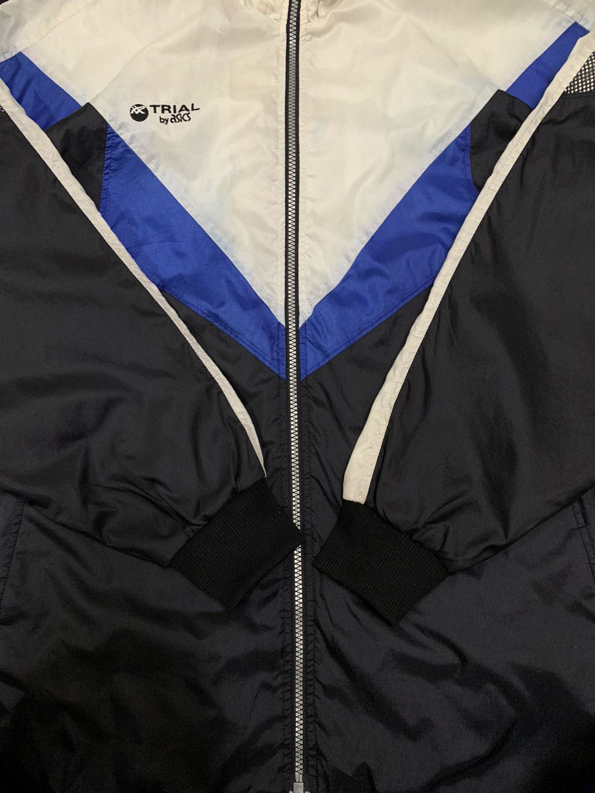 Asics Vintage 90s Trial by Asics Retro Track Jacket/Windbreaker Size US L / EU 52-54 / 3 - 10 Thumbnail
