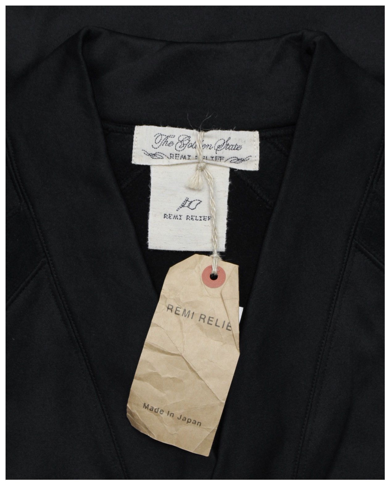 Remi Relief REMI RELIEF “THE GOLDEN STATE” BLACK PADDED CARDIGAN JACKET Size US XL / EU 56 / 4 - 4 Thumbnail