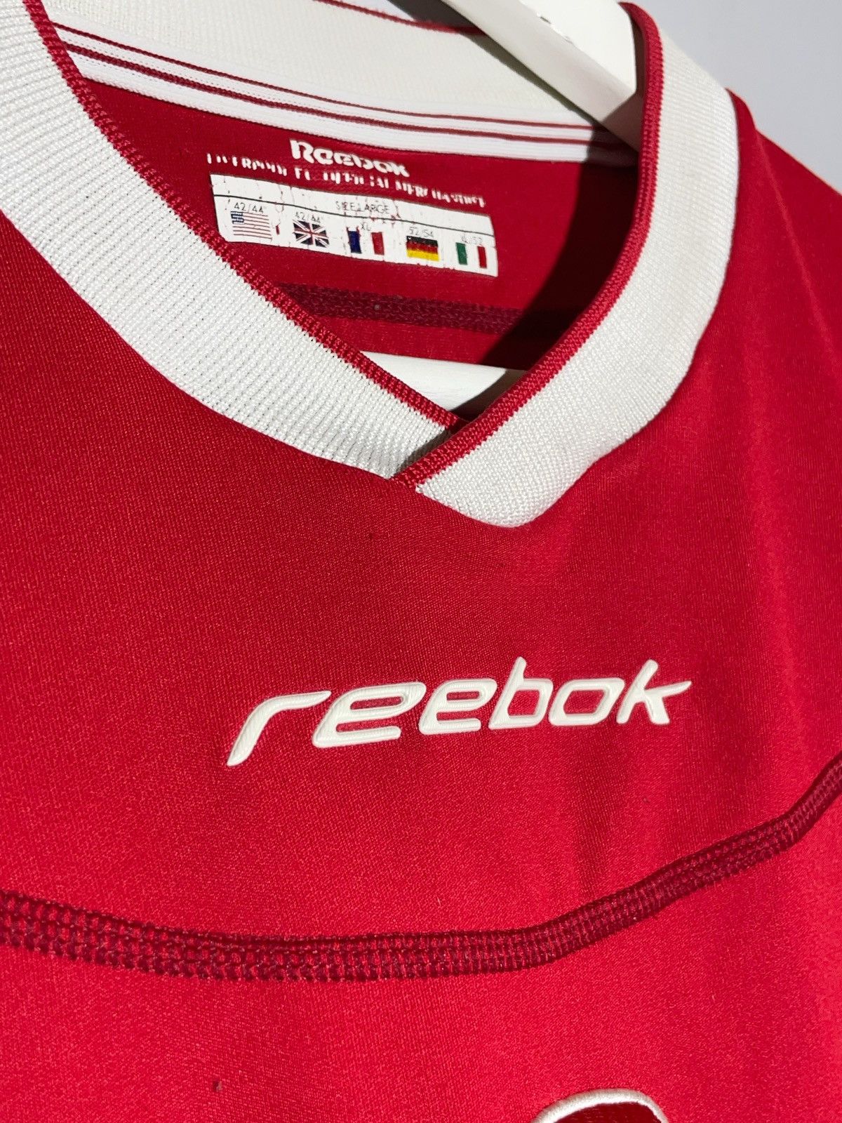 Reebok Liverpool FC Reebok 2002/04 Home Vintage Football Shirt Size US L / EU 52-54 / 3 - 4 Thumbnail