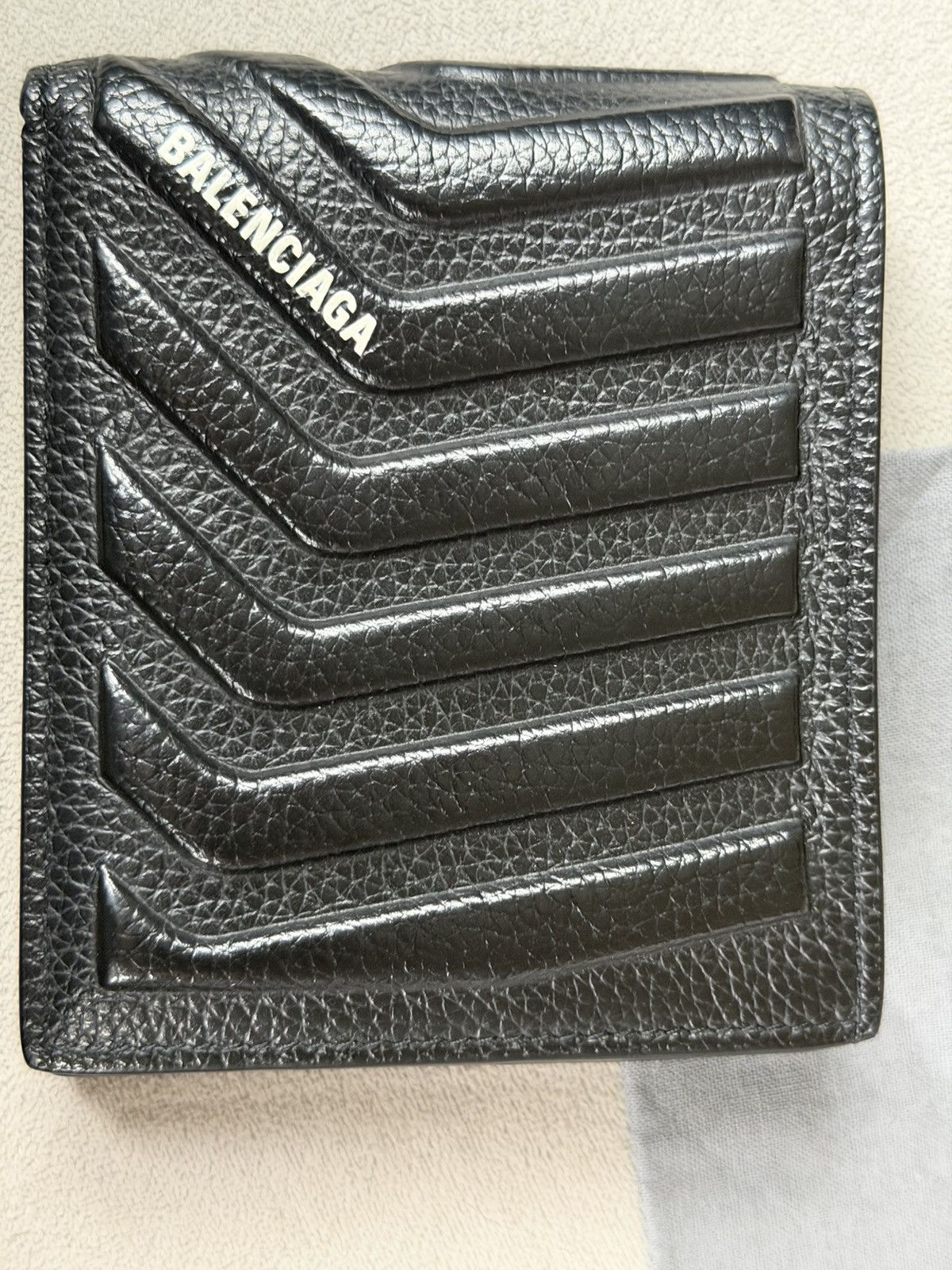 Balenciaga Balenciaga Car leather square bifold wallet, beautiful grain Size ONE SIZE - 11 Thumbnail