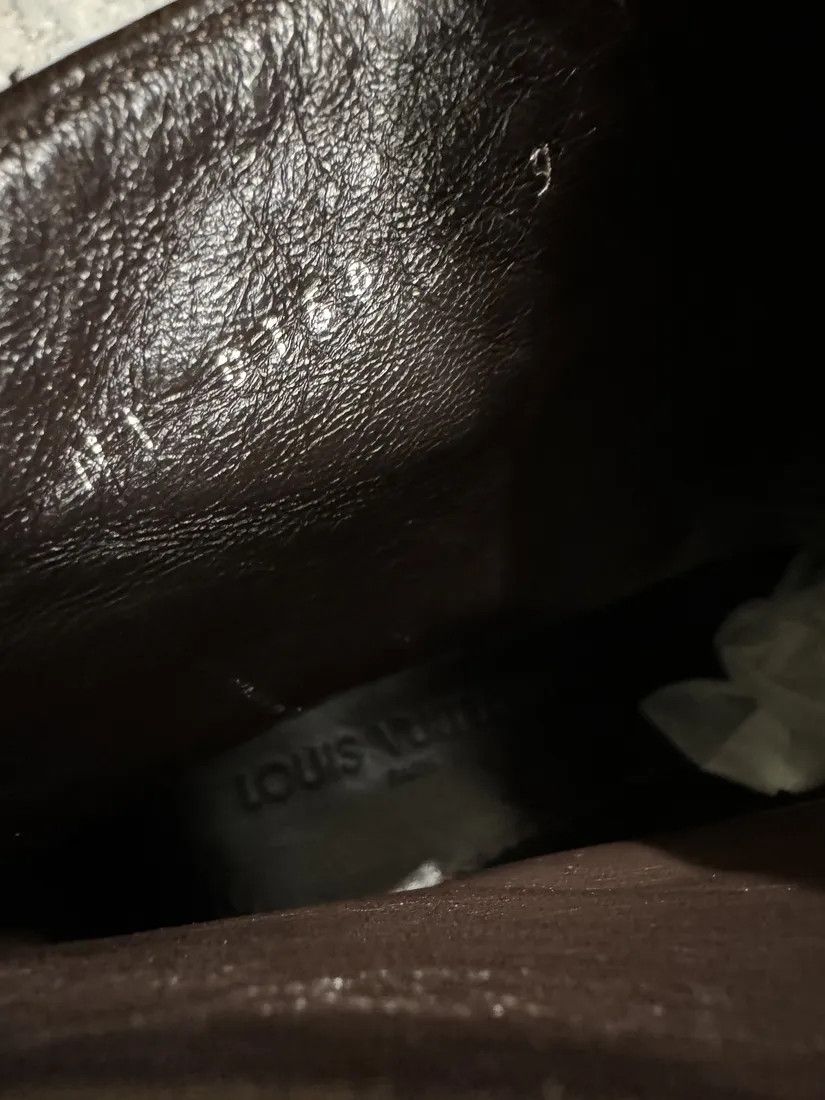 Louis Vuitton Egon Ankle Combat Grey Leather Boots