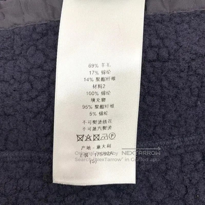 Dior Dior Logo Patterned Navy Wool Men's Jacket . Size US S / EU 44-46 / 1 - 5 Thumbnail