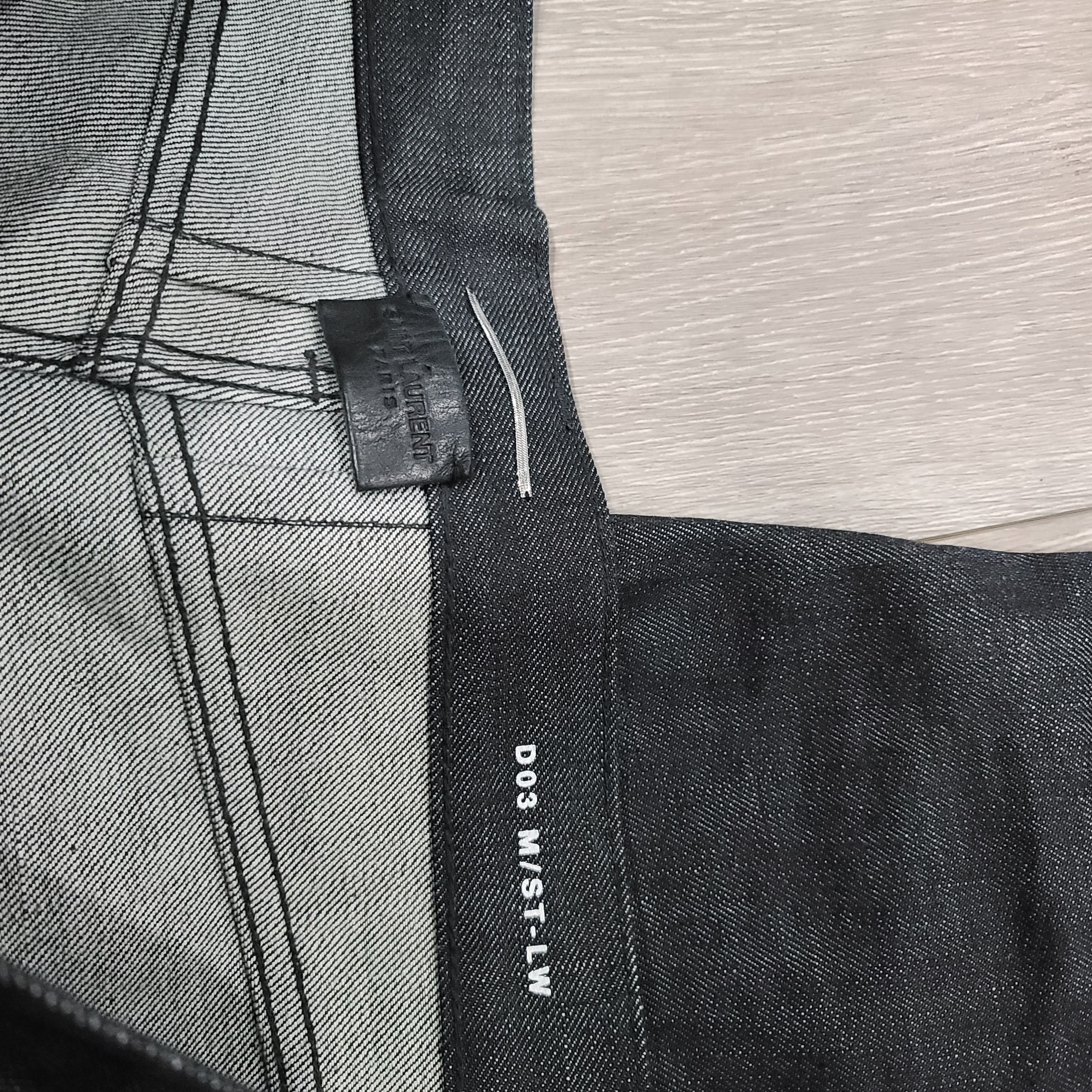 Hedi Slimane × Saint Laurent Paris Archive Hedi Era D03 Denim Size US 30 / EU 46 - 3 Thumbnail