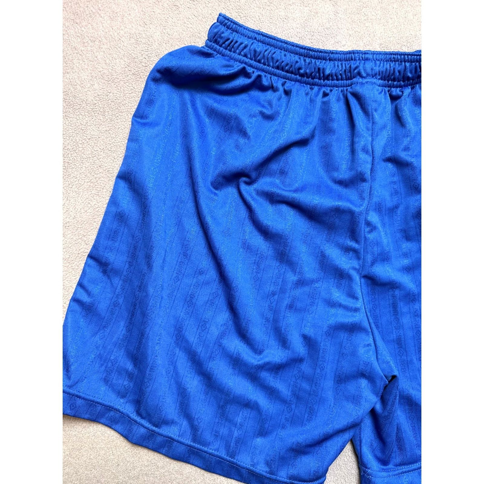 Umbro VINTAGE Umbro Training Shorts Blue Mens 36in Athletic Shorts Mens Blue 36 Reminder: Sportswear Activewear Mens Size US 36 / EU 52 - 7 Thumbnail