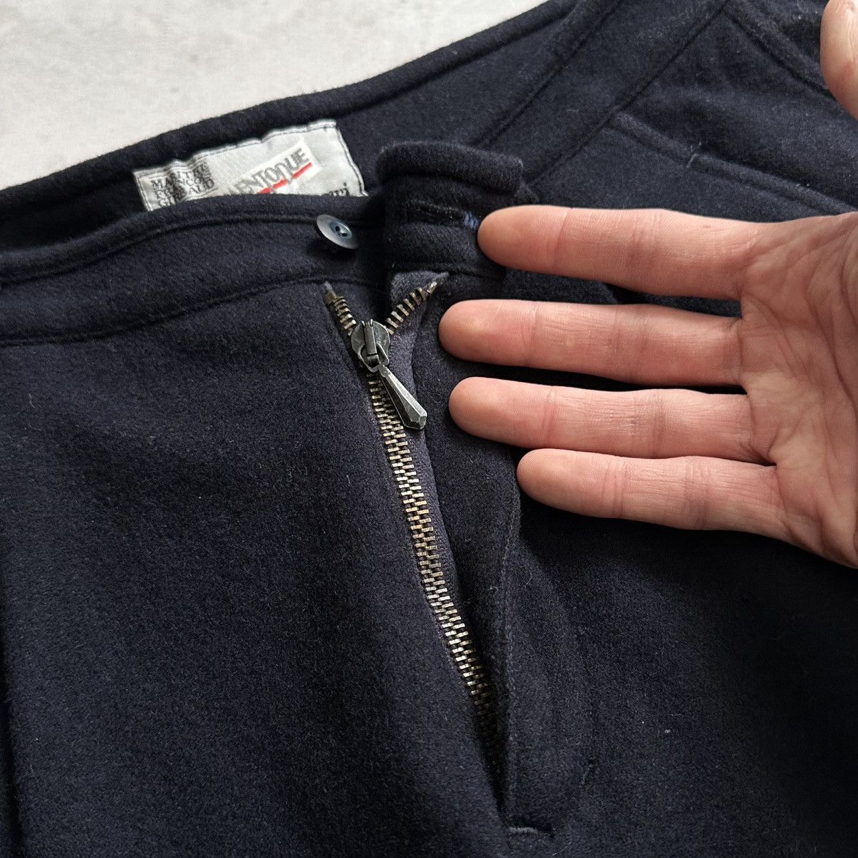 Avirex × Marithe + Francois Girbaud 80s Marithe Francois Girbaud Momento Due Allegri Wool Pants Size US 32 / EU 48 - 10 Thumbnail