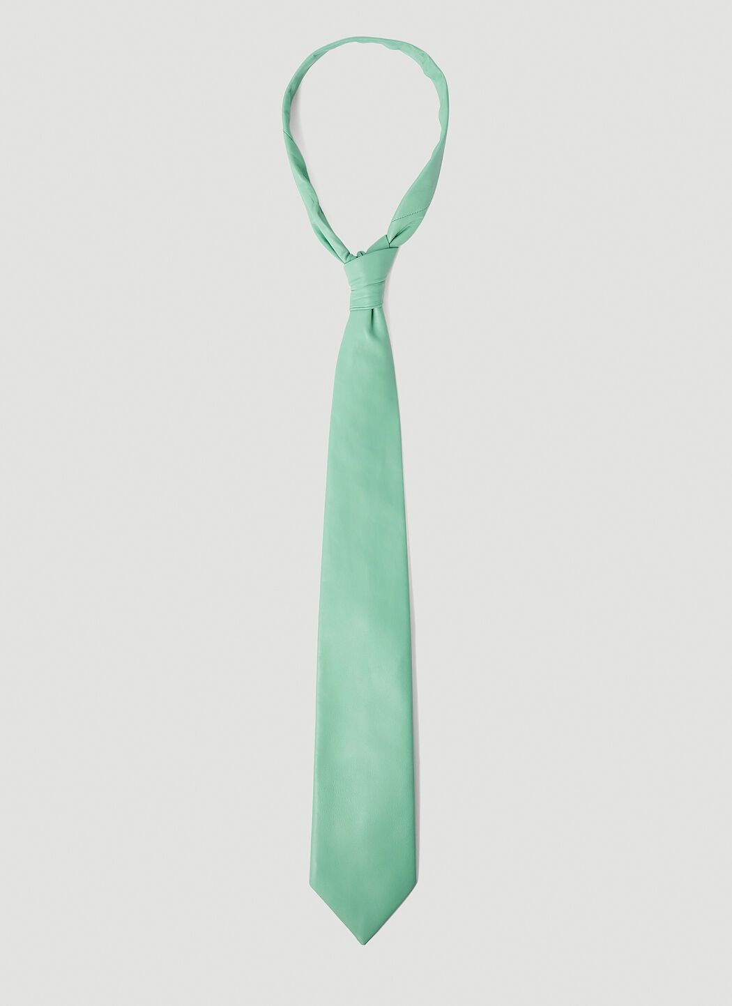Bottega Veneta o1loc1c1025 Size: OS / 762027 Leather Tie in Mint Green Size ONE SIZE - 1 Thumbnail