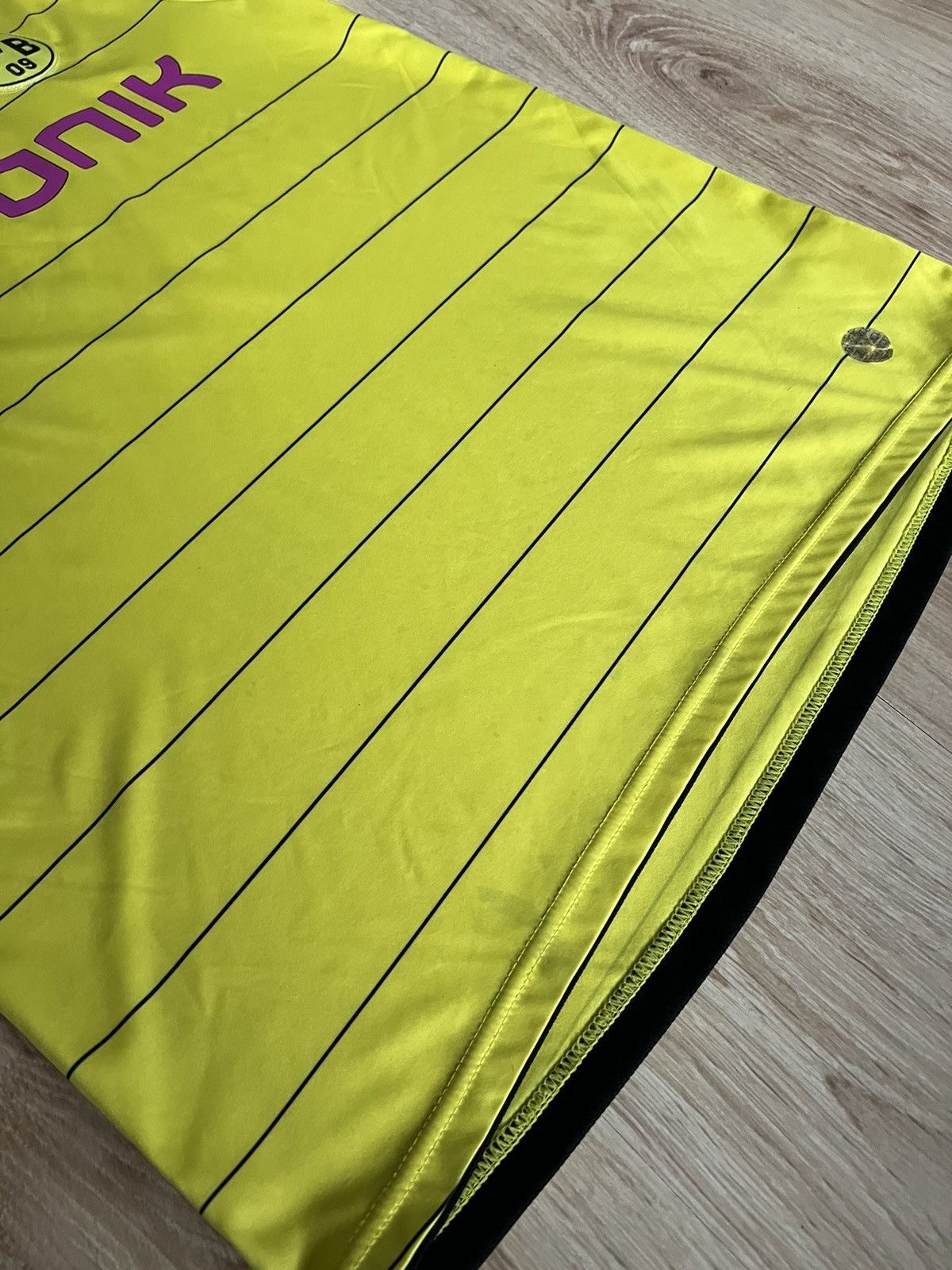 Kappa Kappa Borussia Dortmund BVB 2010-2011 Home Kit Soccer Jersey Size US L / EU 52-54 / 3 - 6 Thumbnail