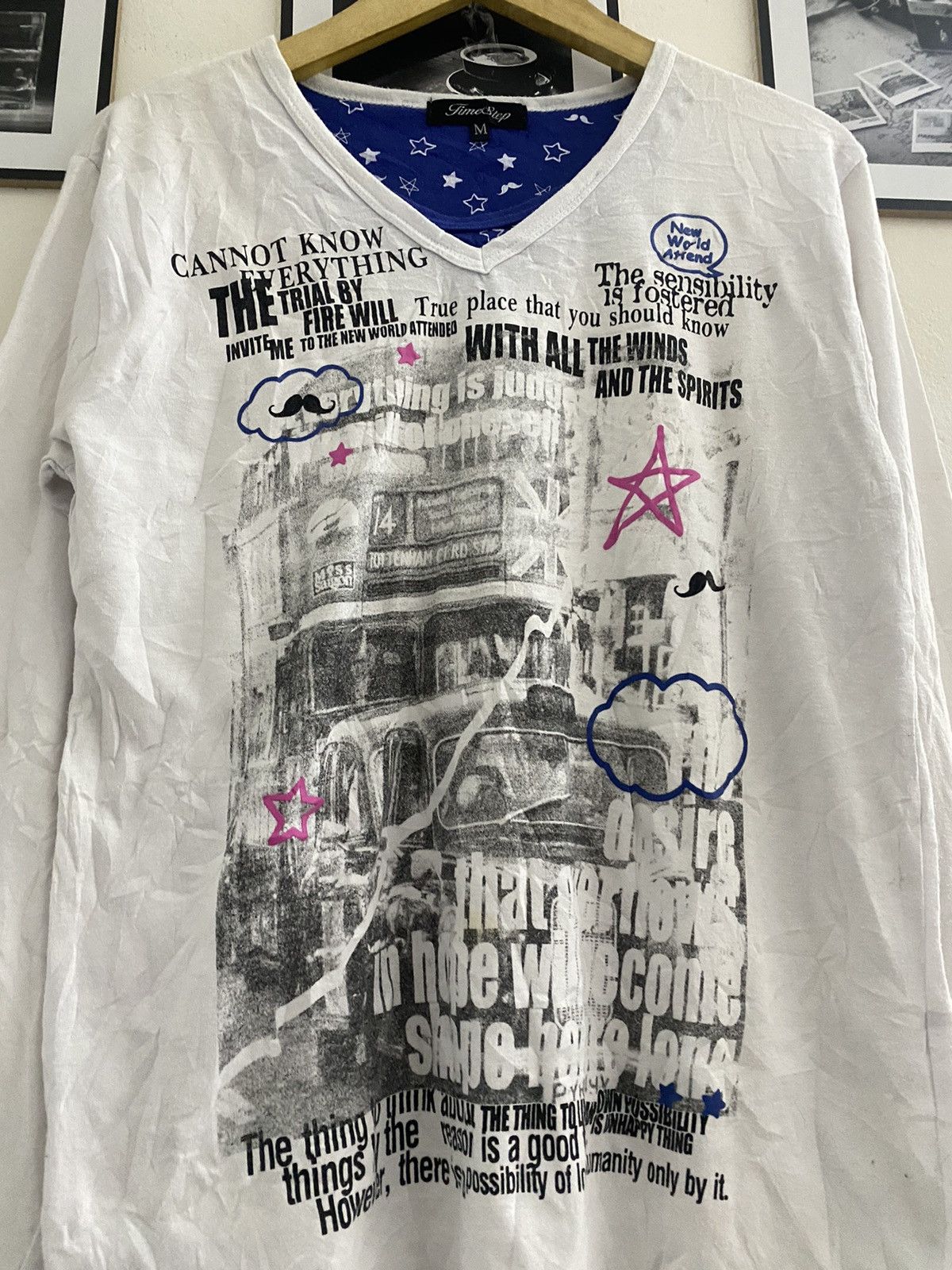 Hysteric Glamour Y2k Time Step double layer poem longsleeve Size US M / EU 48-50 / 2 - 2 Thumbnail