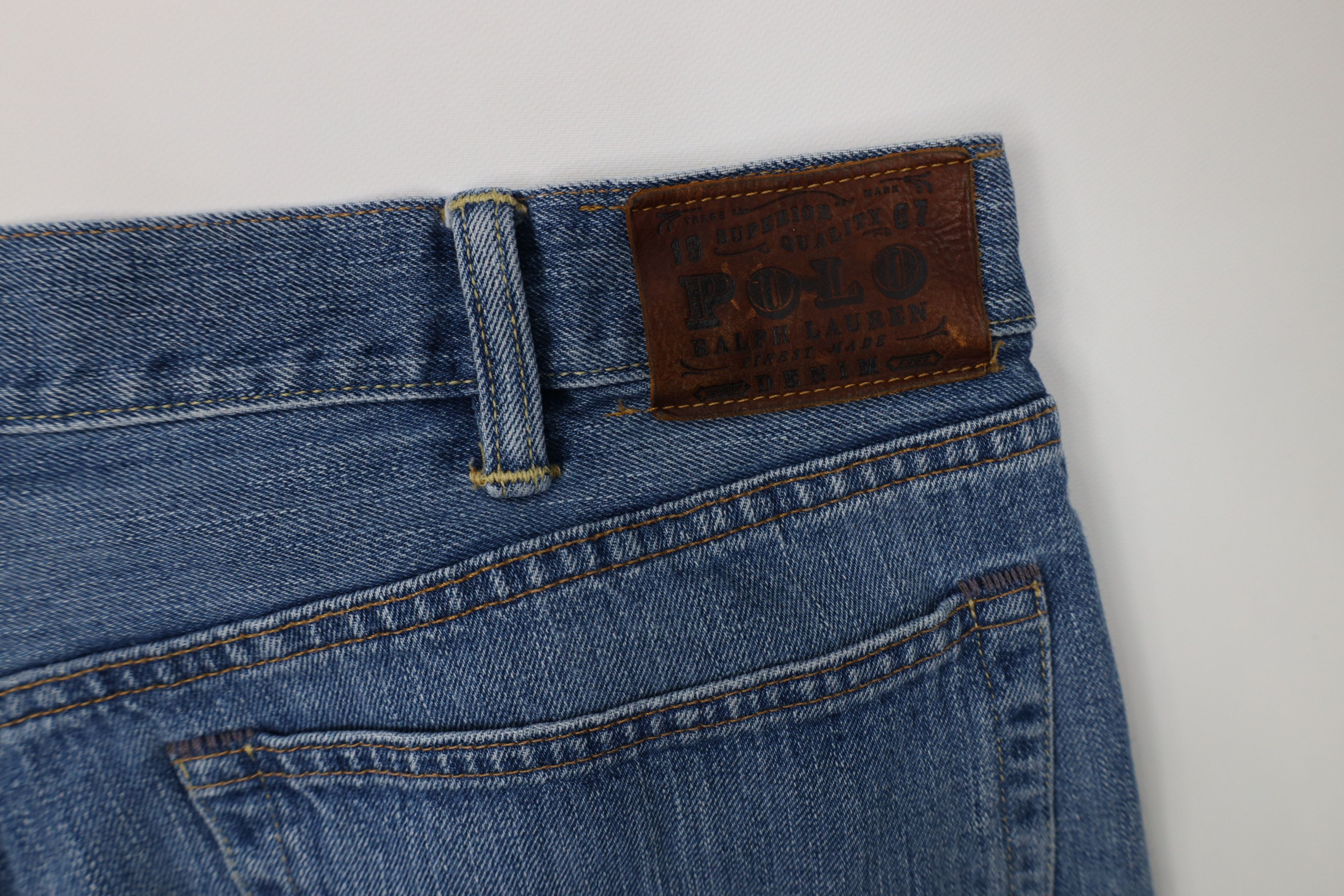 Ralph Lauren Vintage 90s Y2K Ralph Lauren Classic Wide Leg Denim Jeans Size US 40 / EU 56 - 13 Thumbnail