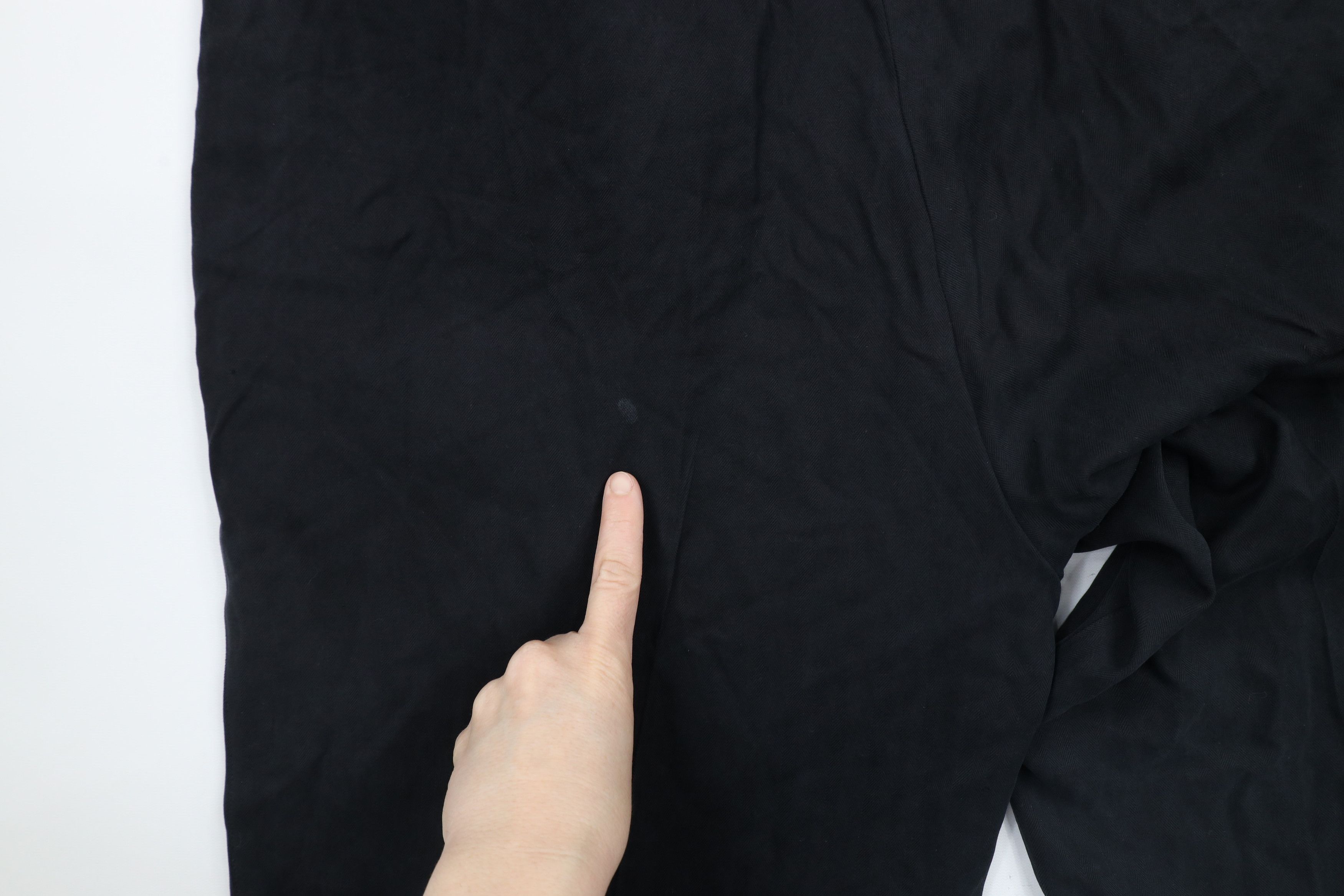 Vintage Vintage 90s Streetwear Wide Leg Herringbone Silk Pants Size US 40 / EU 56 - 14 Thumbnail