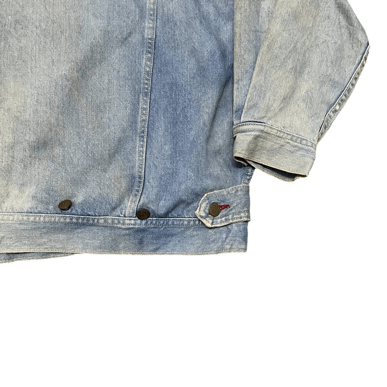 Japanese Brand Vintage Thornbud Pool Club Boxy Distressed Denim Jacket Size US M / EU 48-50 / 2 - 15 Thumbnail