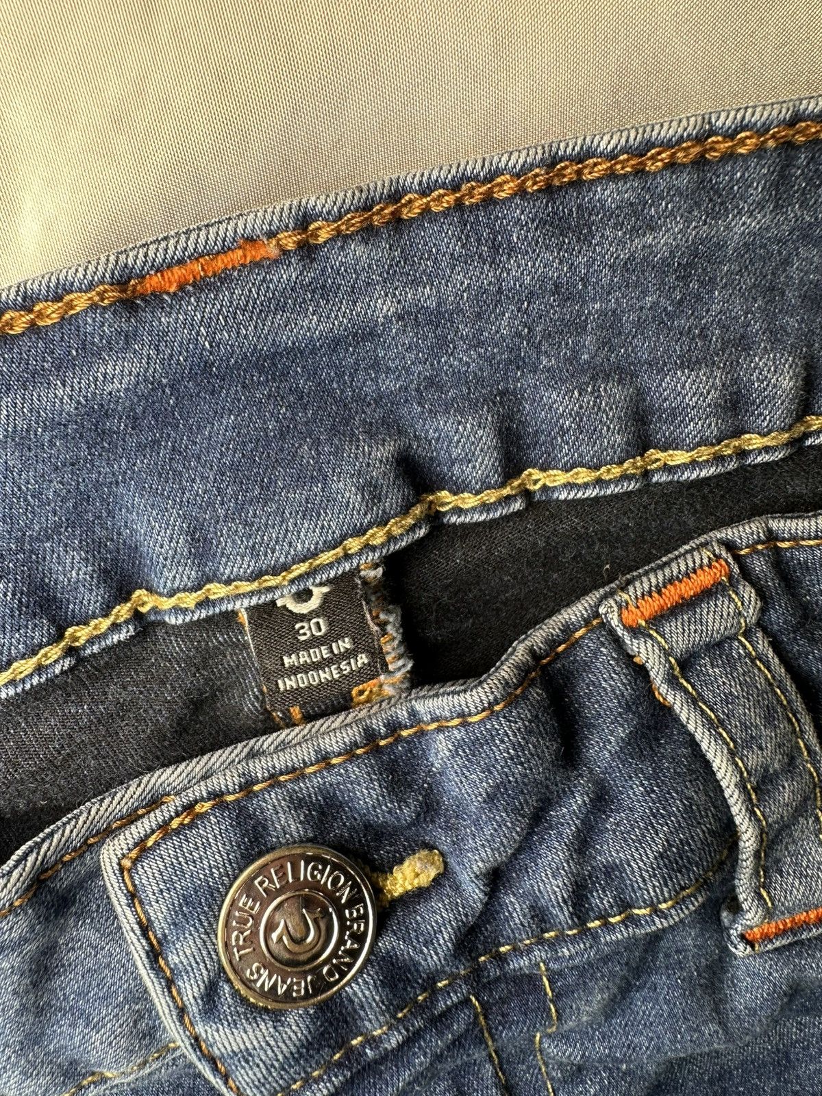 True Religion × Vintage True Religion skinny jeans women Size 30" / US 8 / IT 44 - 9 Thumbnail