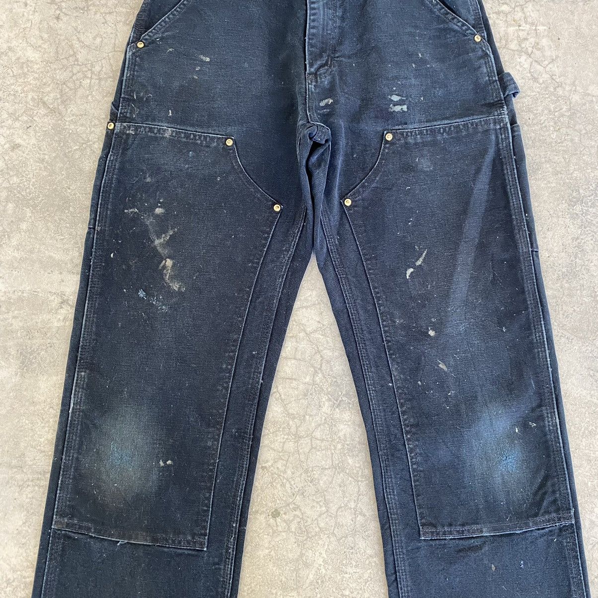 Carhartt VTG Carhartt Double Knee Splatter Carpenter Pants Size US 29 - 5 Thumbnail