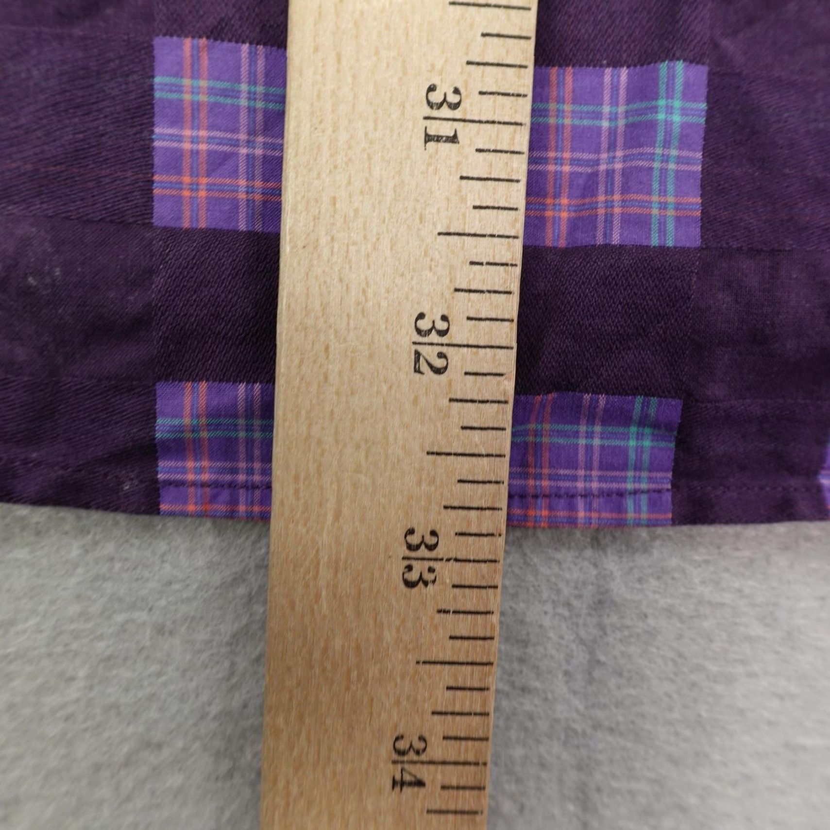 BUGATCHI VINTAGE Bugatchi Uomo Shirt Men 2XL Long Sleeve Purple Plaid Classic Fit Button-Up Business Casual Formal Party Cocktail Workwear Size US XXL / EU 58 / 5 - 7 Thumbnail