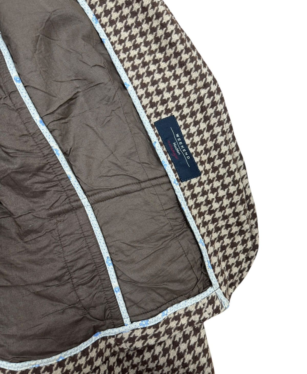 Weekend Max Mara Weekend Max Mara Vintage Line Blazer Wool Glencheck US10 Size L / US 10 / IT 46 - 12 Thumbnail