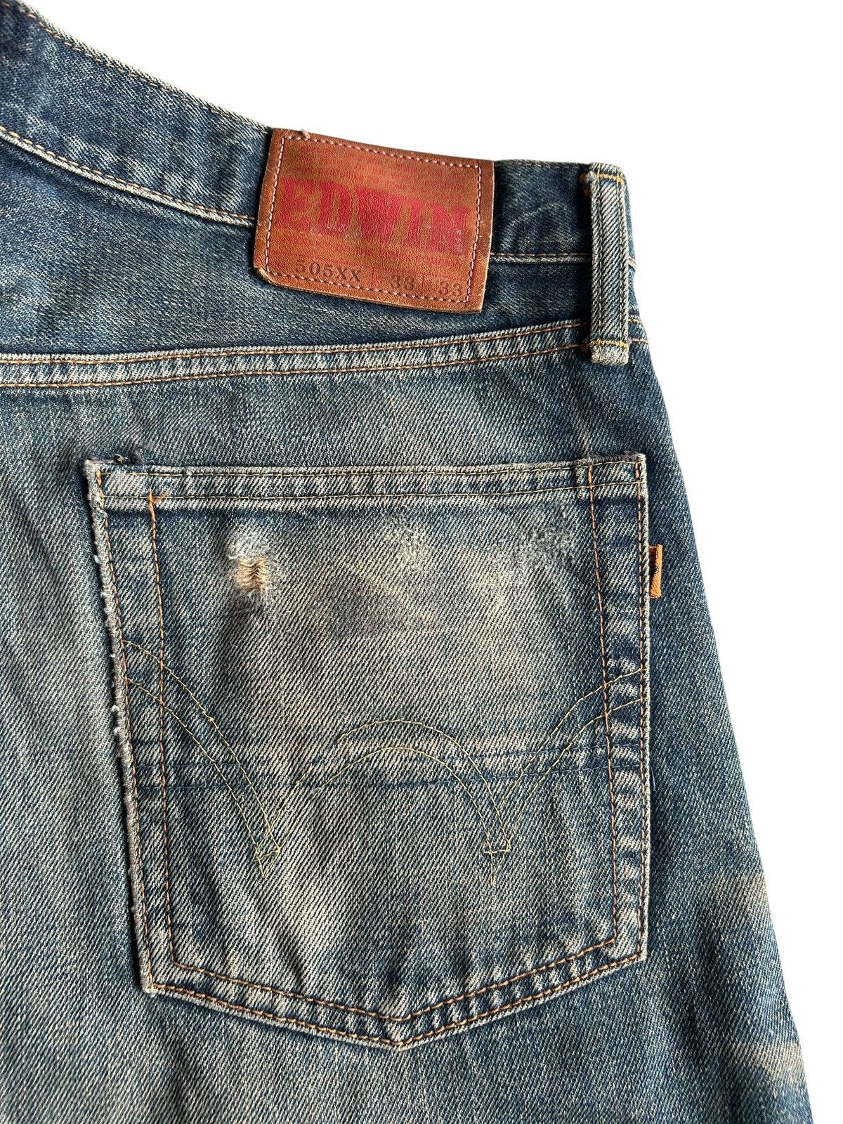 Kapital Vintage Edwin 505xx Selvedge Rusty Mudwash Distressed Denim Size US 34 / EU 50 - 12 Thumbnail
