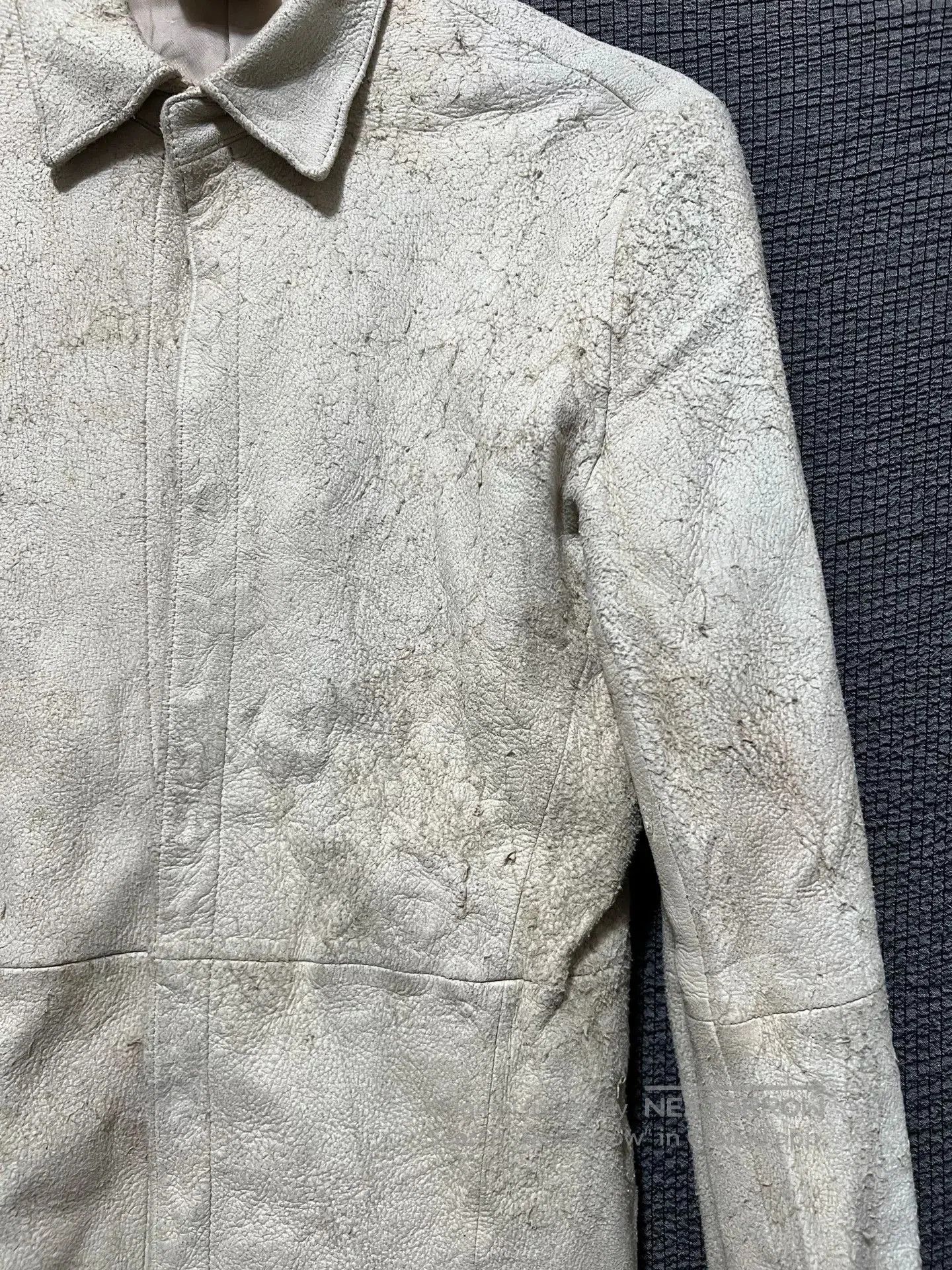 Julius Julius_7 Distressed Leather Jacket. Size US S / EU 44-46 / 1 - 4 Thumbnail