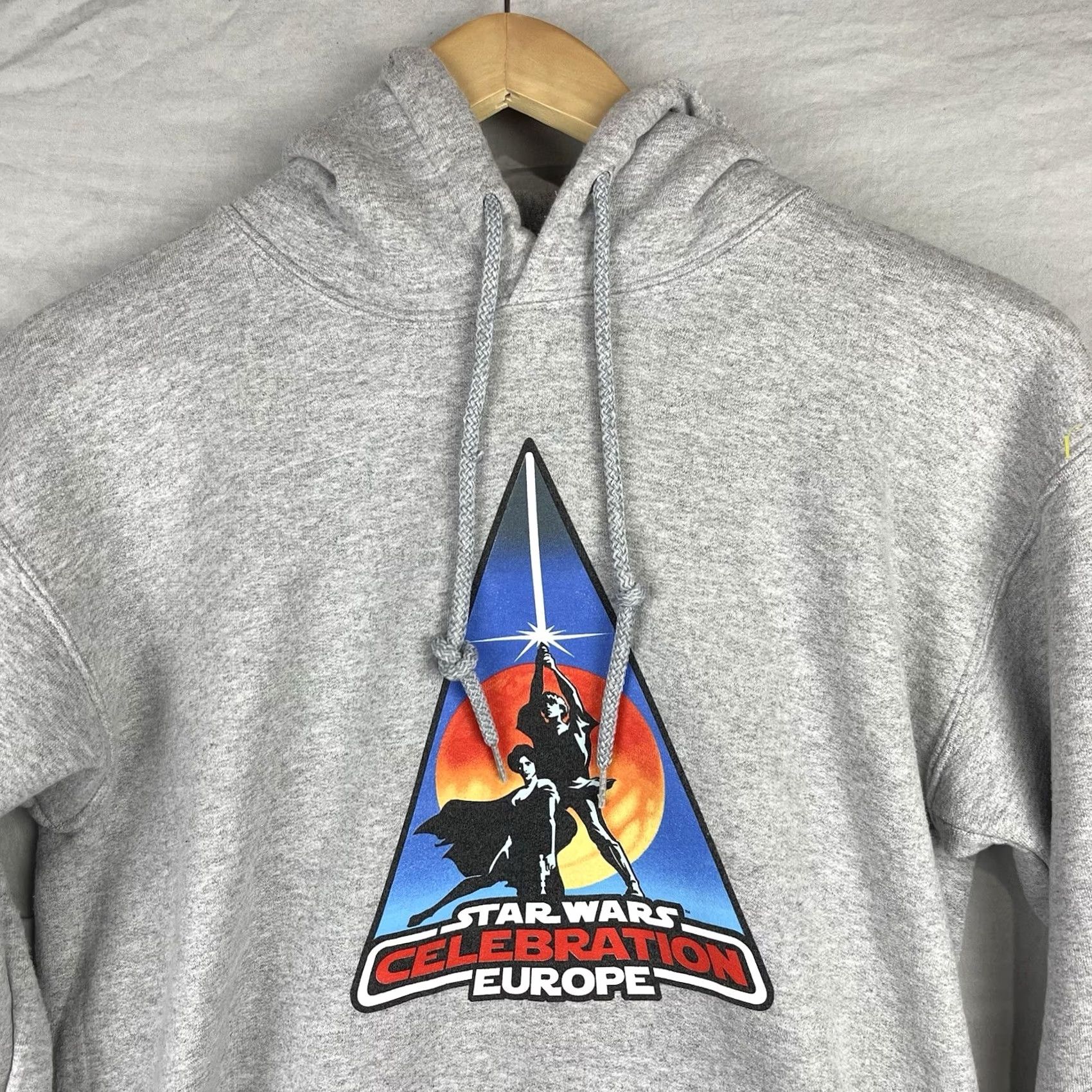 Star Wars Star Wars Hoodie Mens Small Gray Lucasfilm Star Wars Sweater City Celebration Europe 2007 London XL? Size US S / EU 44-46 / 1 - 3 Thumbnail