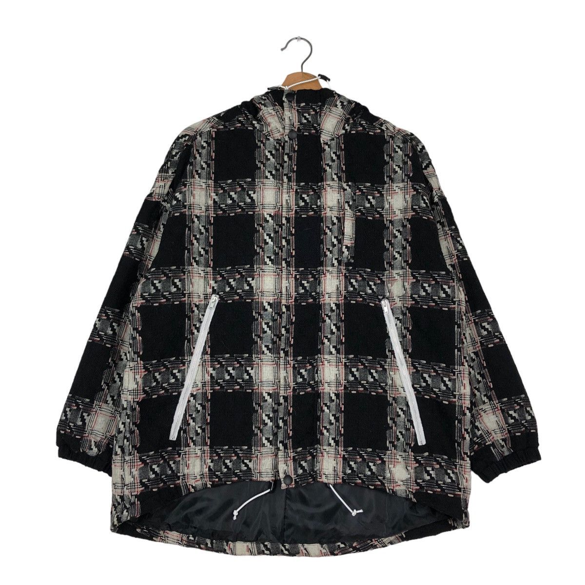 Japanese Brand 📌VINTAGE BIKER JACKET KBF JAPAN TARTAN DESIGN CHECK Size US M / EU 48-50 / 2 - 1 Thumbnail