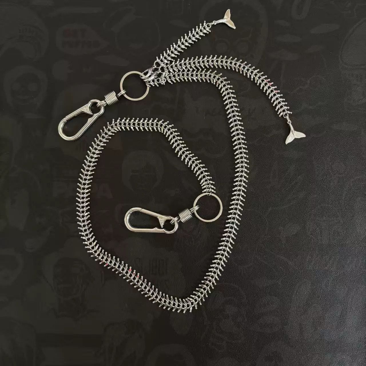 Vintage Retro hip-hop punk style jeans waist chain Size ONE SIZE - 3 Thumbnail