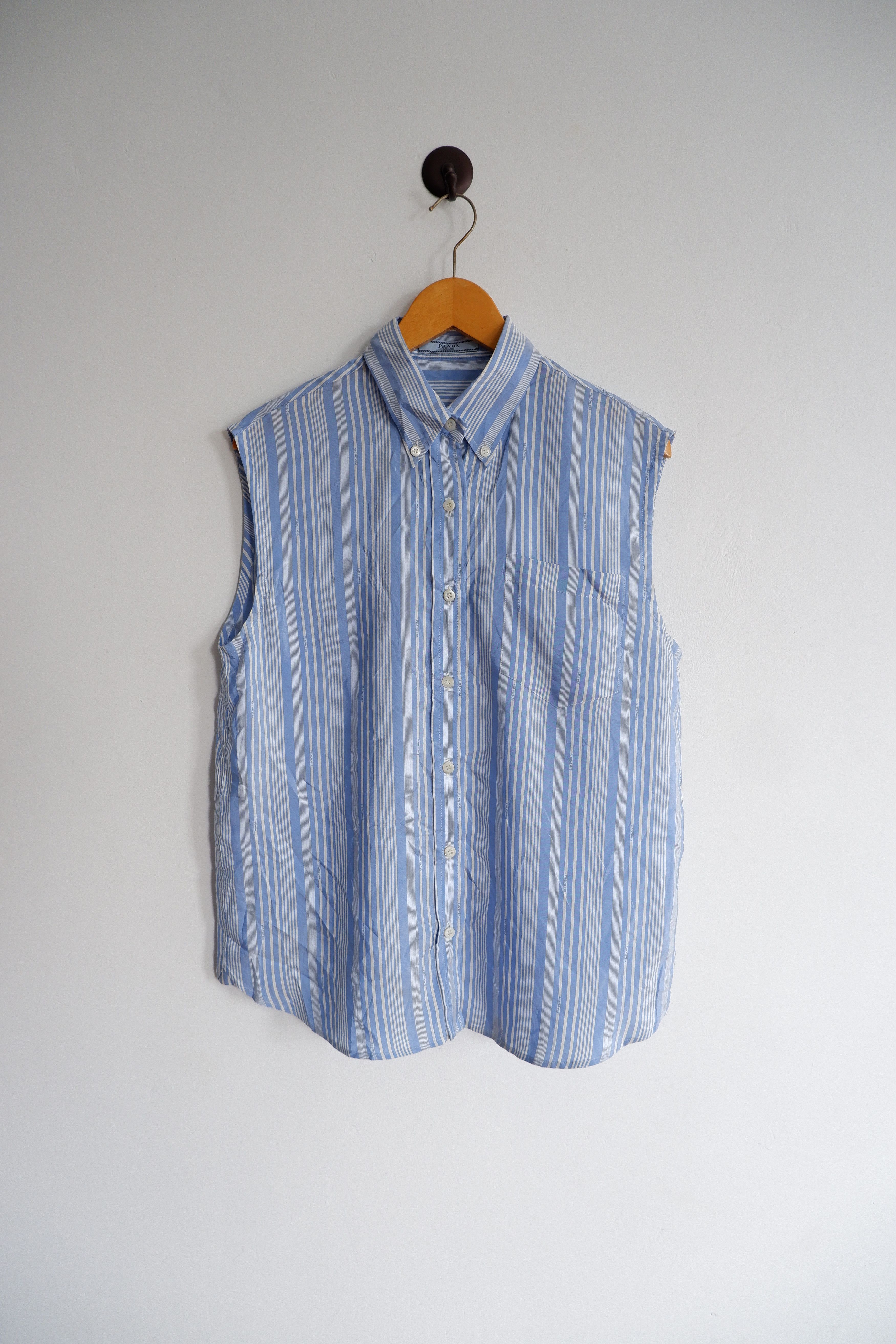 Prada Prada 2019 Sleeveless Silk Blouse Size M / US 6-8 / IT 42-44 - 2 Thumbnail