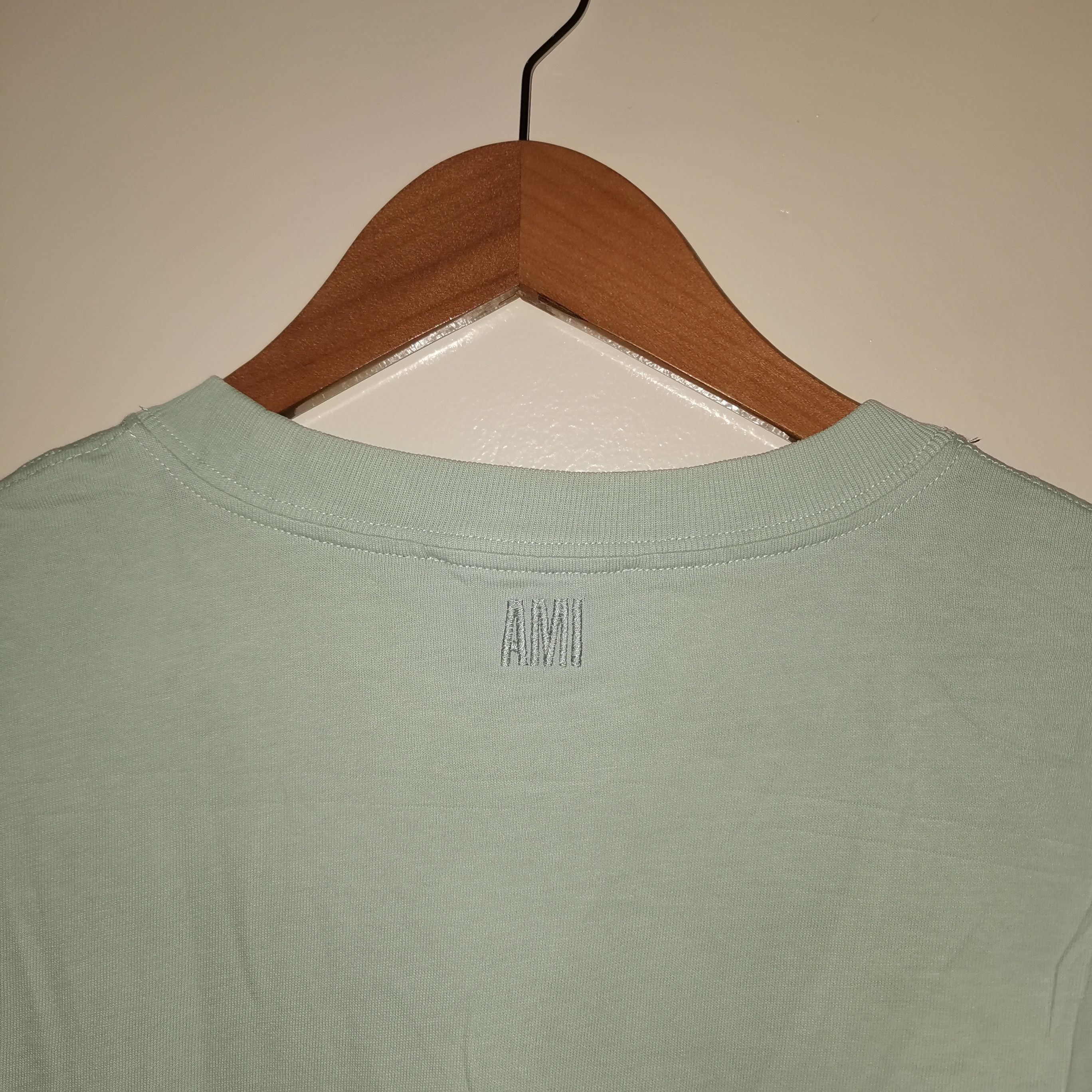 AMI Ami T-Shirt 'Aqua' streetwear size : L Size US L / EU 52-54 / 3 - 12 Thumbnail