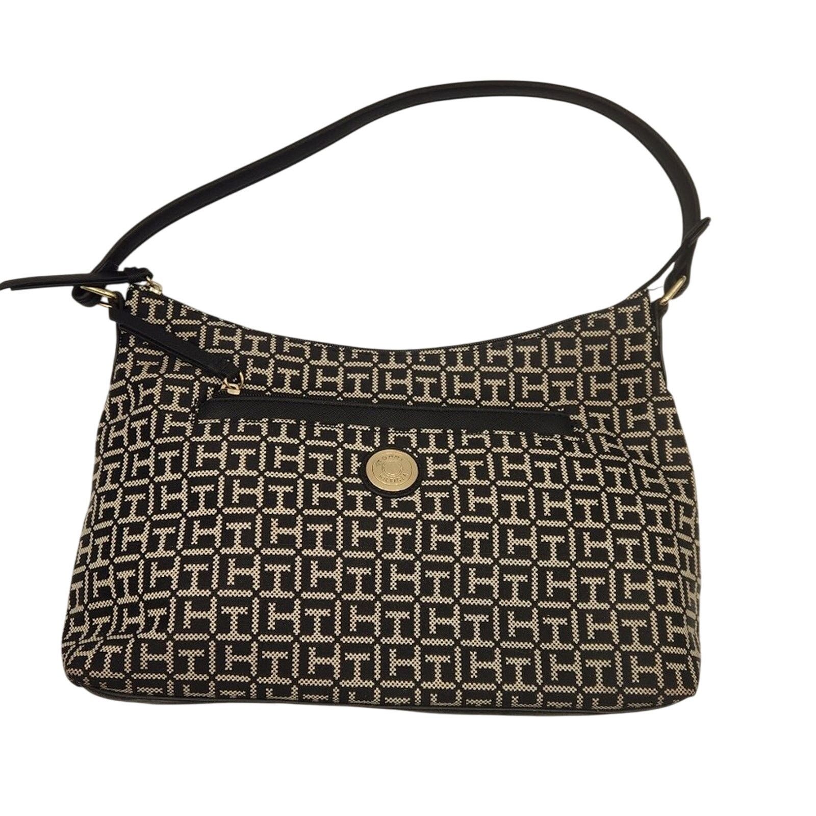 Tommy Hilfiger Tommy Hilfiger Monogram Logo Zippered Bag Size ONE SIZE - 1 Thumbnail