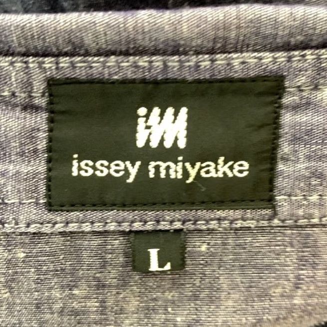 Issey Miyake ISSEY MIYAKE IM MEN Plane Shirt 90s Vintage Size L Cotton Linen Pre-owned Shirt Mens Blue 90s Size US L / EU 52-54 / 3 - 5 Thumbnail