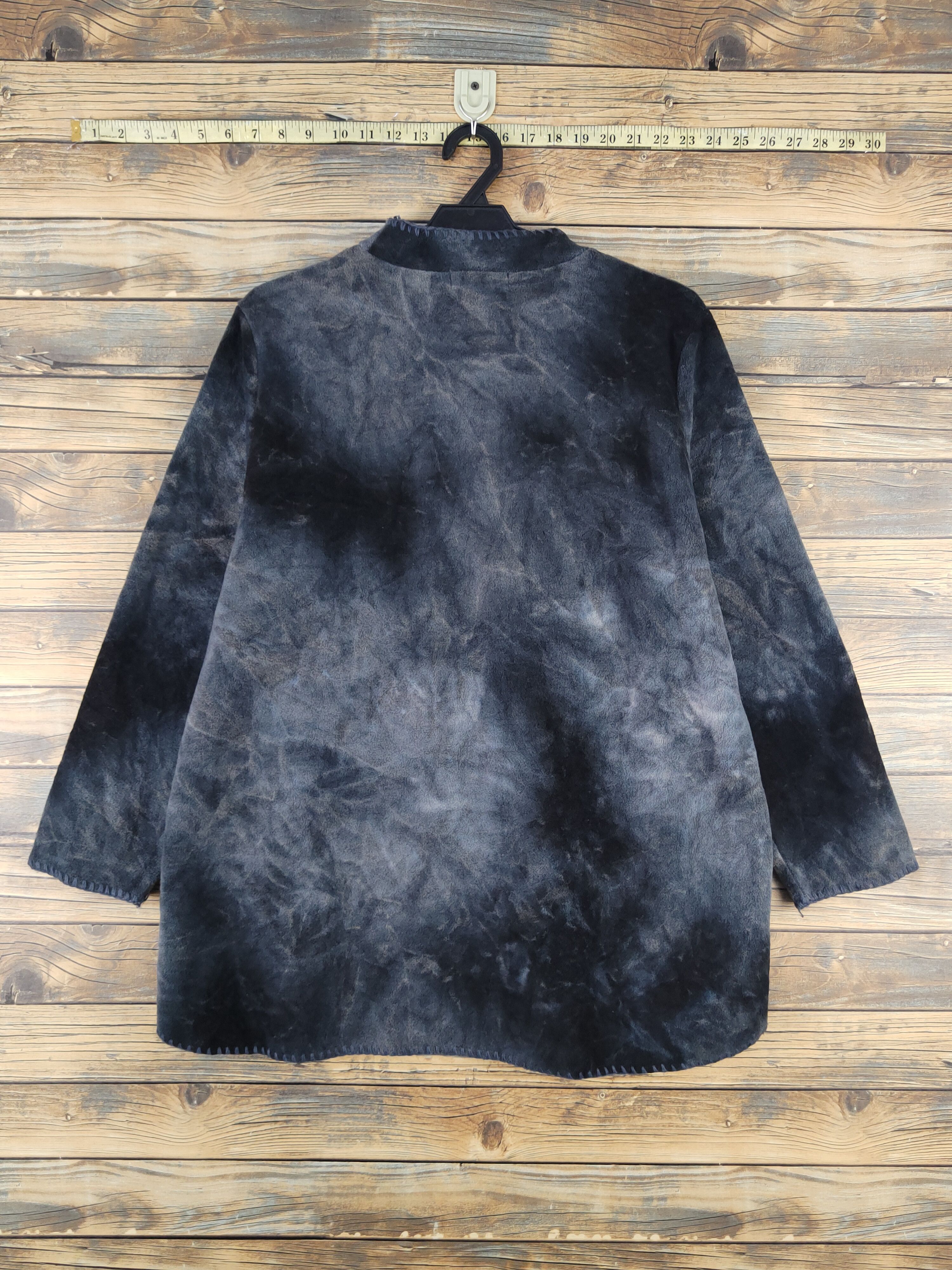 Japanese Brand × Vintage Southern World art Black Gray Wool Sweatshirts #W2168 Size L / US 10 / IT 46 - 7 Thumbnail