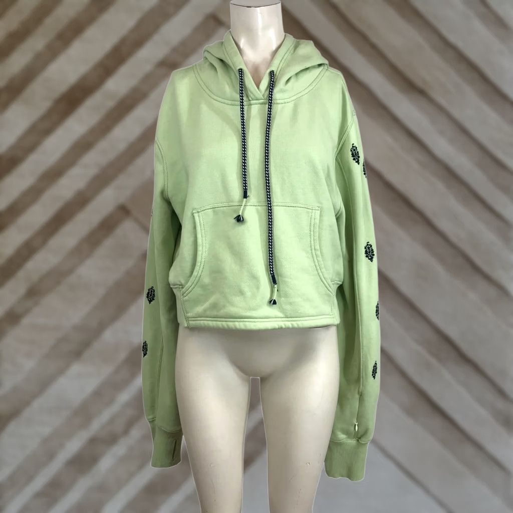Vintage FREE MOVEMENT Sweatshirt Hooded Green Cotton Blend Women's XL RUN OUT Size XL / US 12-14 / IT 48-50 - 1 Thumbnail