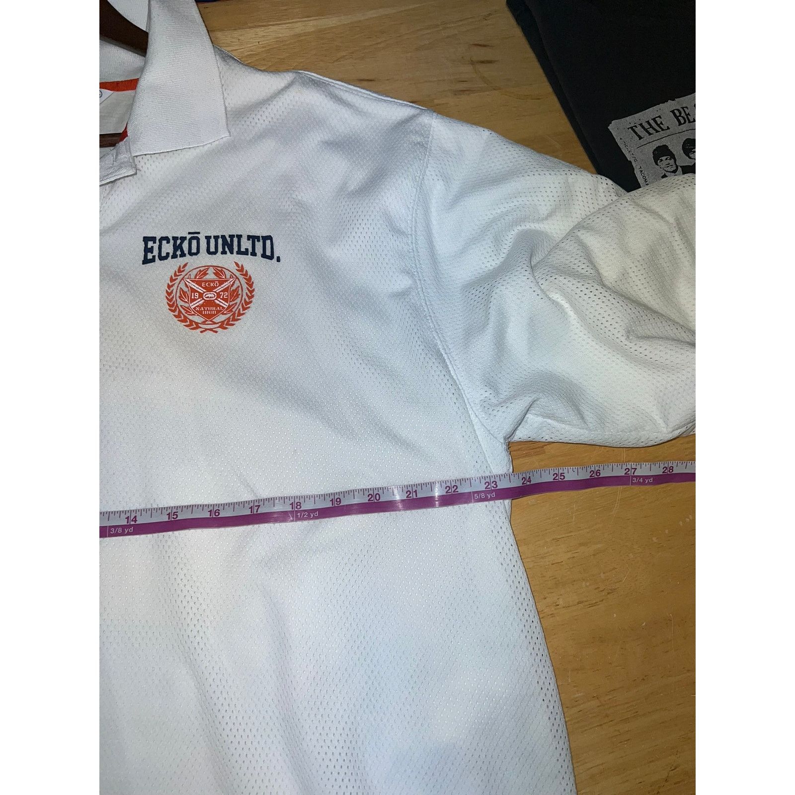 Ecko Unltd. Y2K Ecko Unltd White Polo Shirt Top 2000s Y2K Size XL Size US XL / EU 56 / 4 - 8 Thumbnail