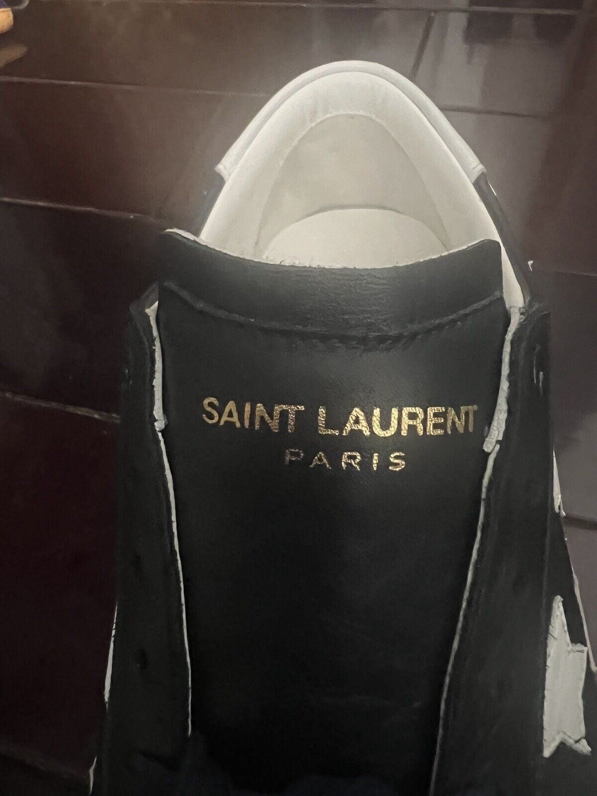 Saint Laurent Paris Star Court Classic Navy Leather Size 40 Size US 7 / EU 40 - 12 Thumbnail