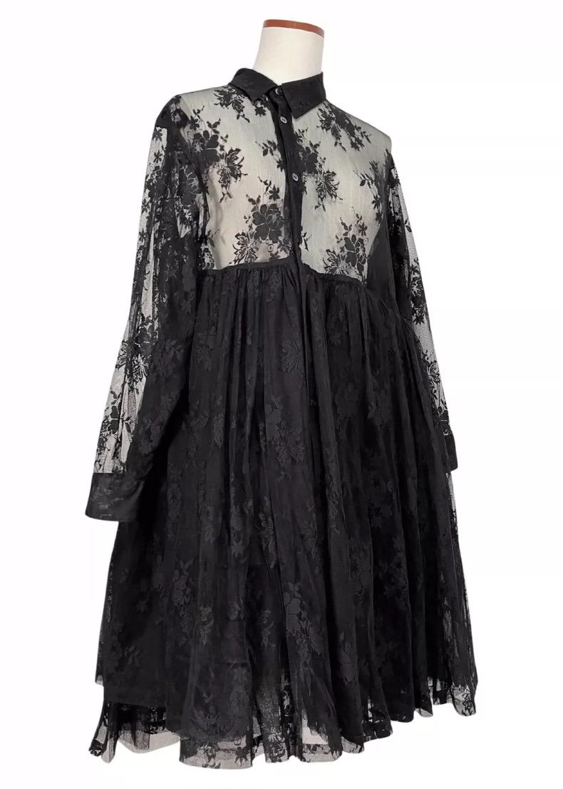 Comme des Garcons Comme Des Garcons Oblique Front Half Lace Flower Embroider Size XS / US 0-2 / IT 36-38 - 2 Thumbnail
