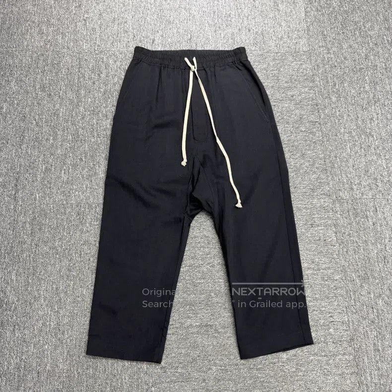 Rick Owens Rick Owens Mainline wool cropped pants Size US 36 / EU 52 - 1 Thumbnail