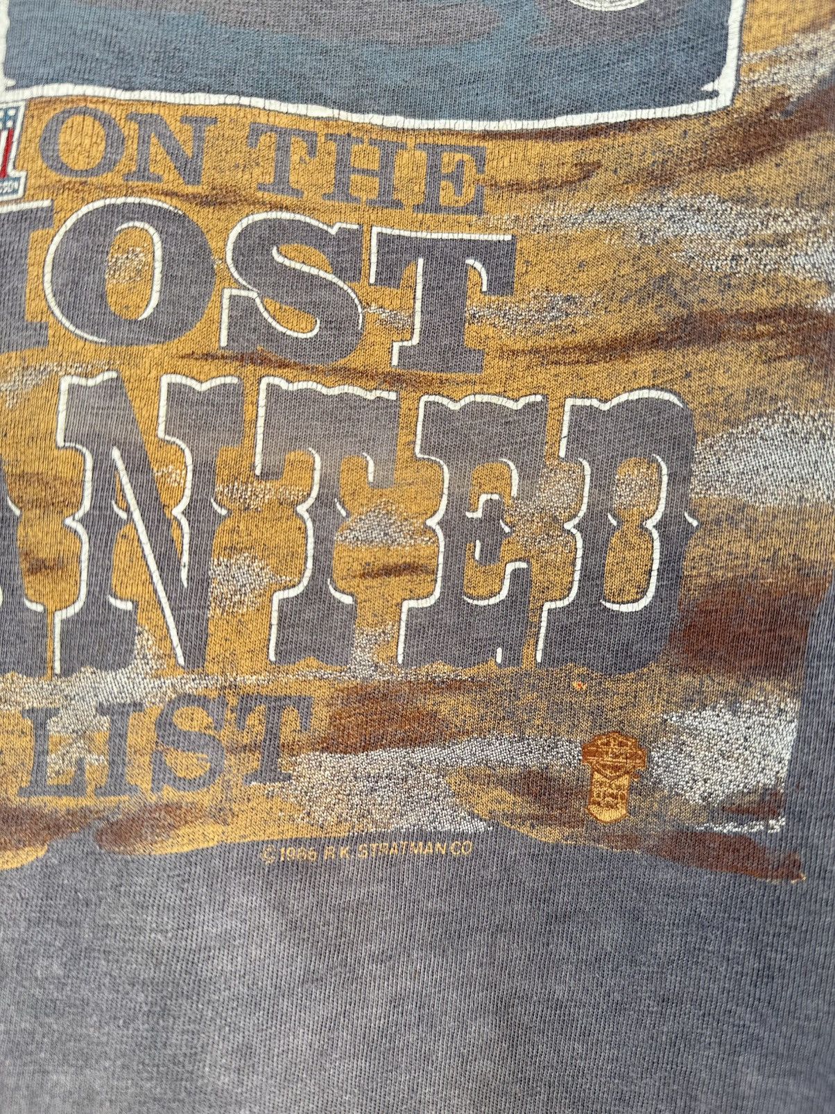 Harley Davidson Thrashed 80s Harley Davidson Most Wanted Sun Faded Grunge T Size US M / EU 48-50 / 2 - 4 Thumbnail