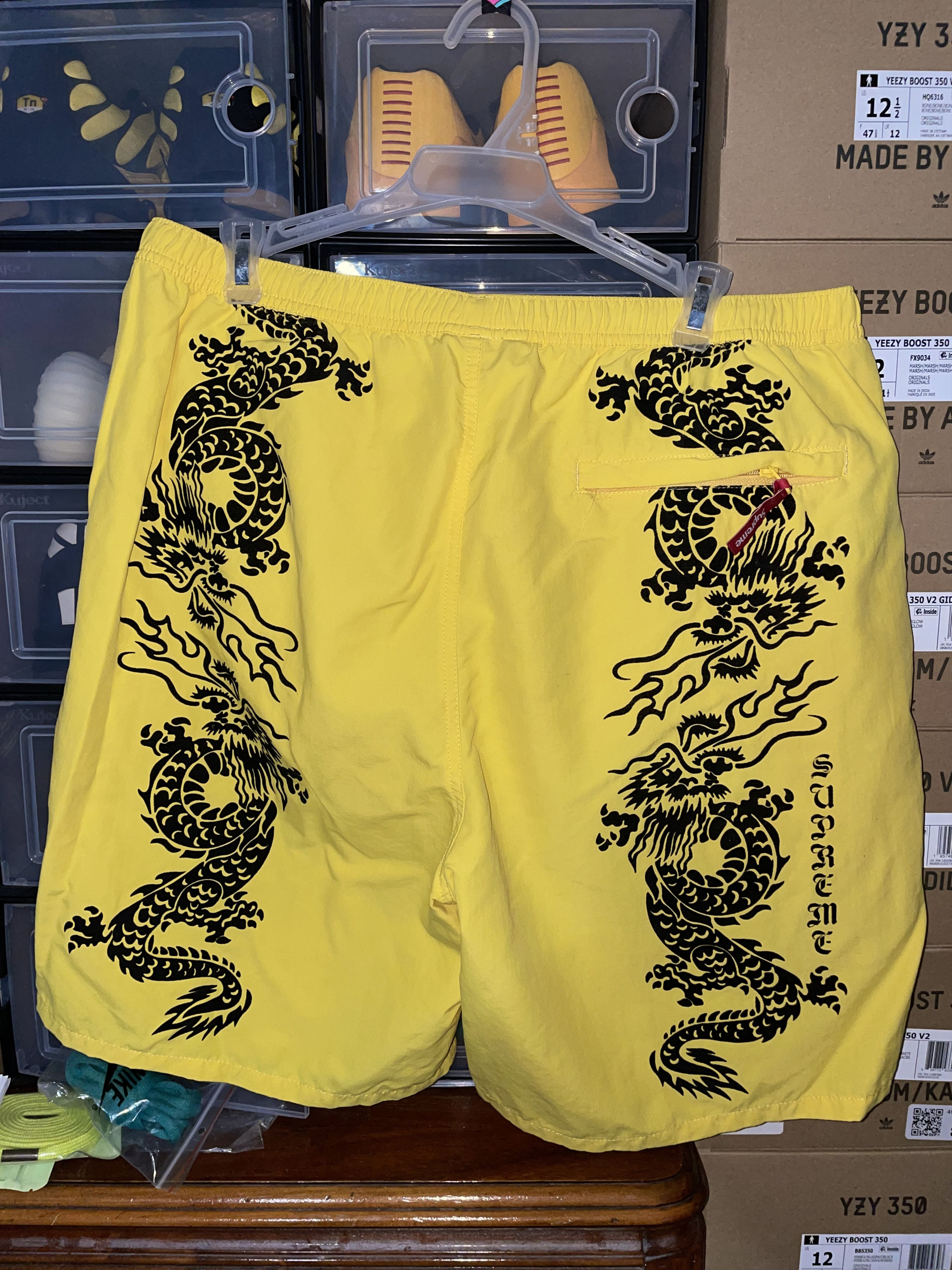Supreme Supreme Dragon Water Short Yellow SS21 size Large NEW Size US 36 / EU 52 - 3 Thumbnail