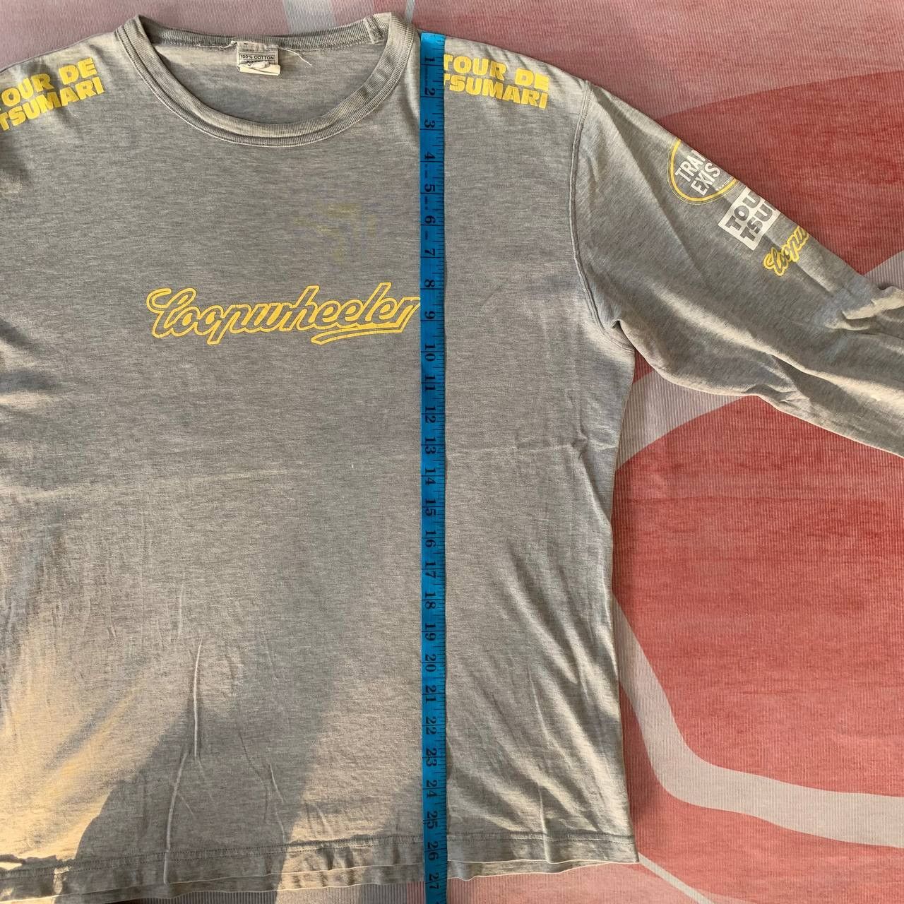Loopwheeler Distressed Vintage MADE IN JAPAN LOOPWHEELER Long Sleeve Tee Size US L / EU 52-54 / 3 - 12 Thumbnail