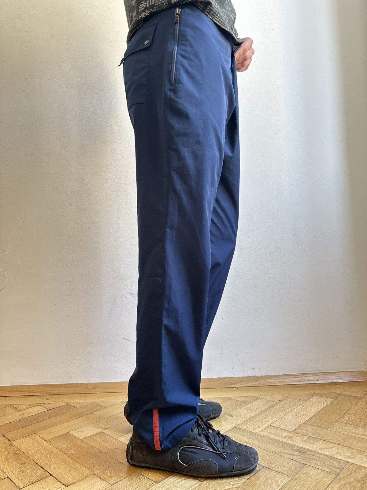 Vintage Prada Sport Collection 00s Red Tab Sweat Pants