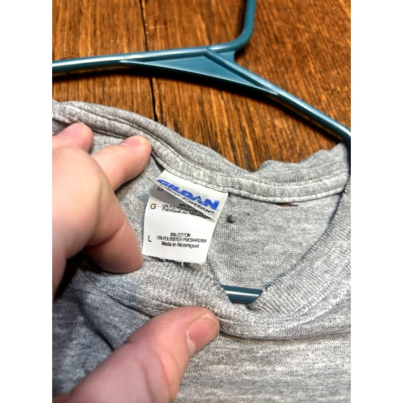 Jansport VINTAGE Harvard Shirt Grunge Thrashed Distressed L Gray 1990s Graphic Tee Cotton Size US L / EU 52-54 / 3 - 4 Thumbnail