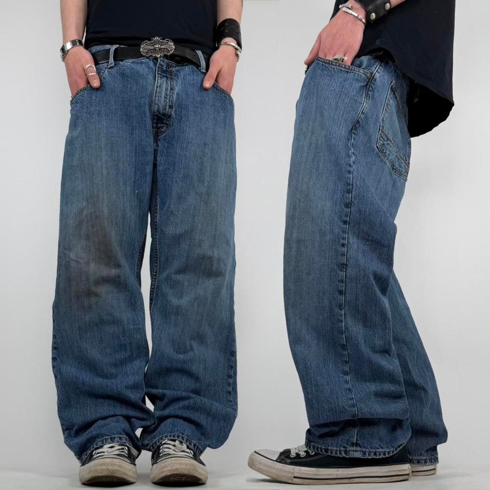 JNCO × Vintage Vintage Kikwear Giant Rave Pants | Grailed