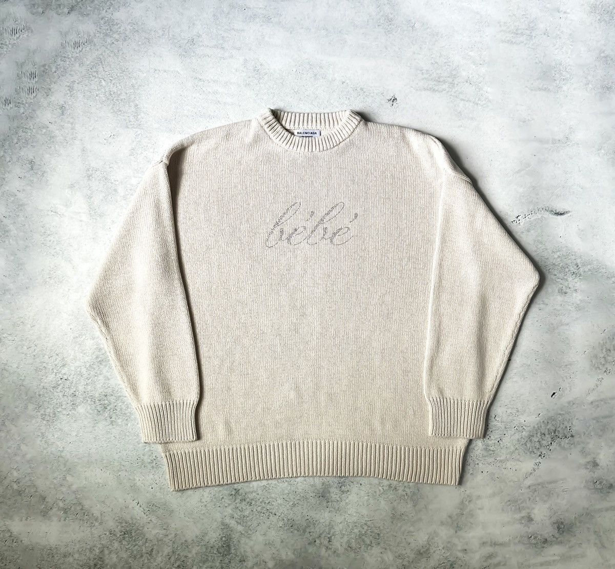 Balenciaga FW21 Bebe Knit Sweater Size US XL / EU 56 / 4 - 1 Thumbnail
