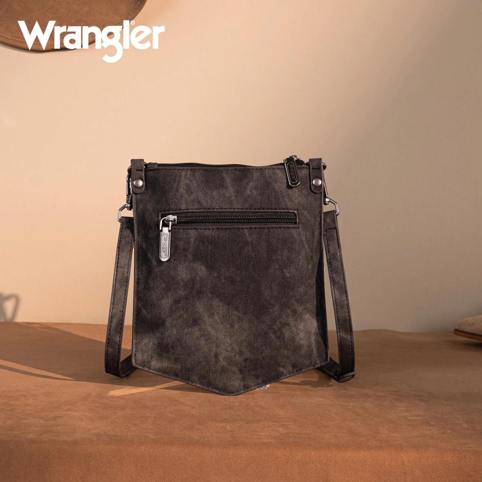 Wrangler Wrangler Distressed Denim Crossbody Bag Size ONE SIZE - 2 Thumbnail
