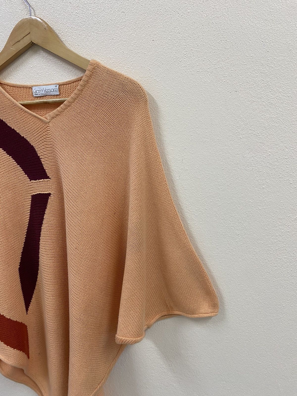 Versace Vtg GIANNI VERSACE 80s Sweater Knit Size M / US 6-8 / IT 42-44 - 2 Thumbnail
