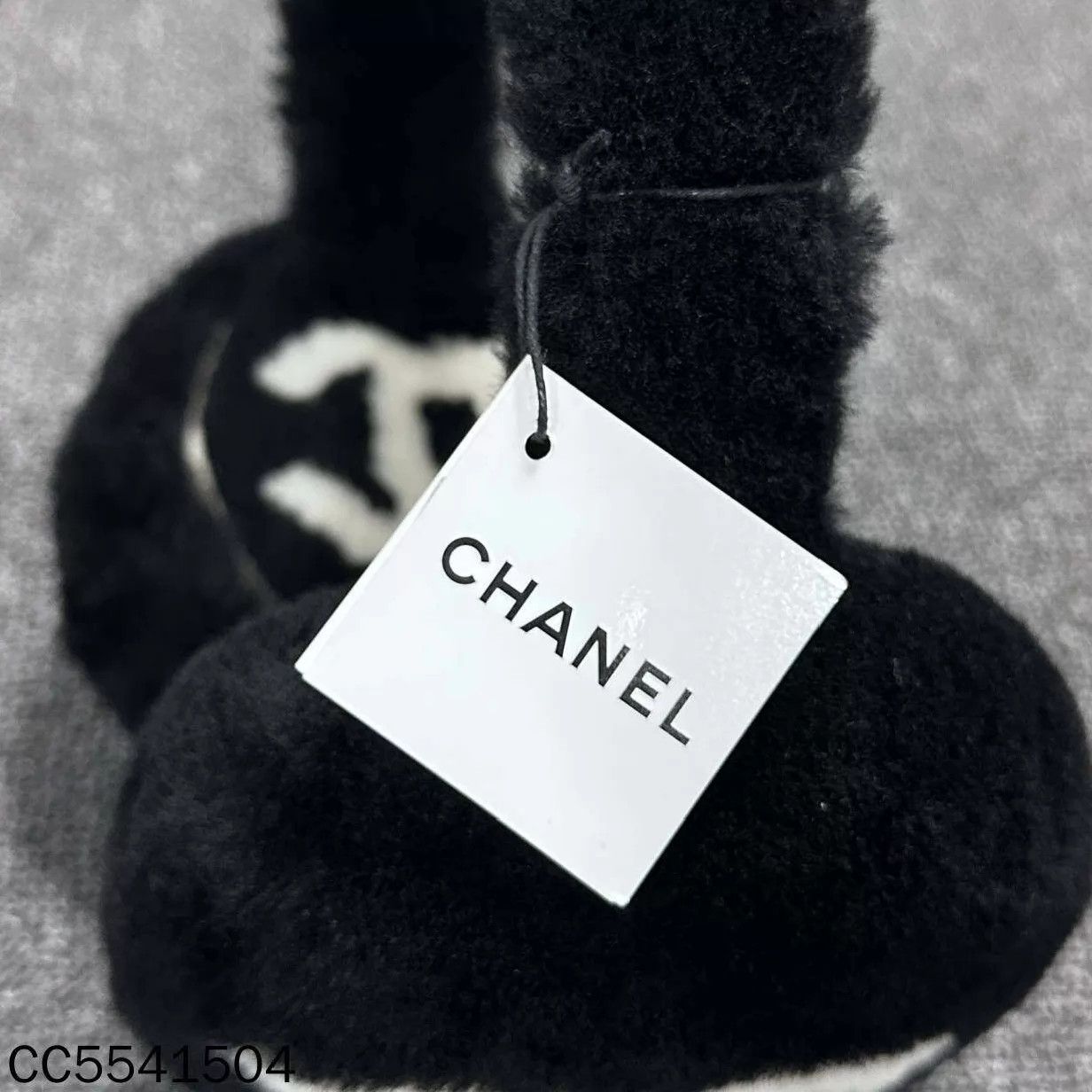 Chanel Chanel coco neige black lamb wool earmuffs Size ONE SIZE - 5 Thumbnail