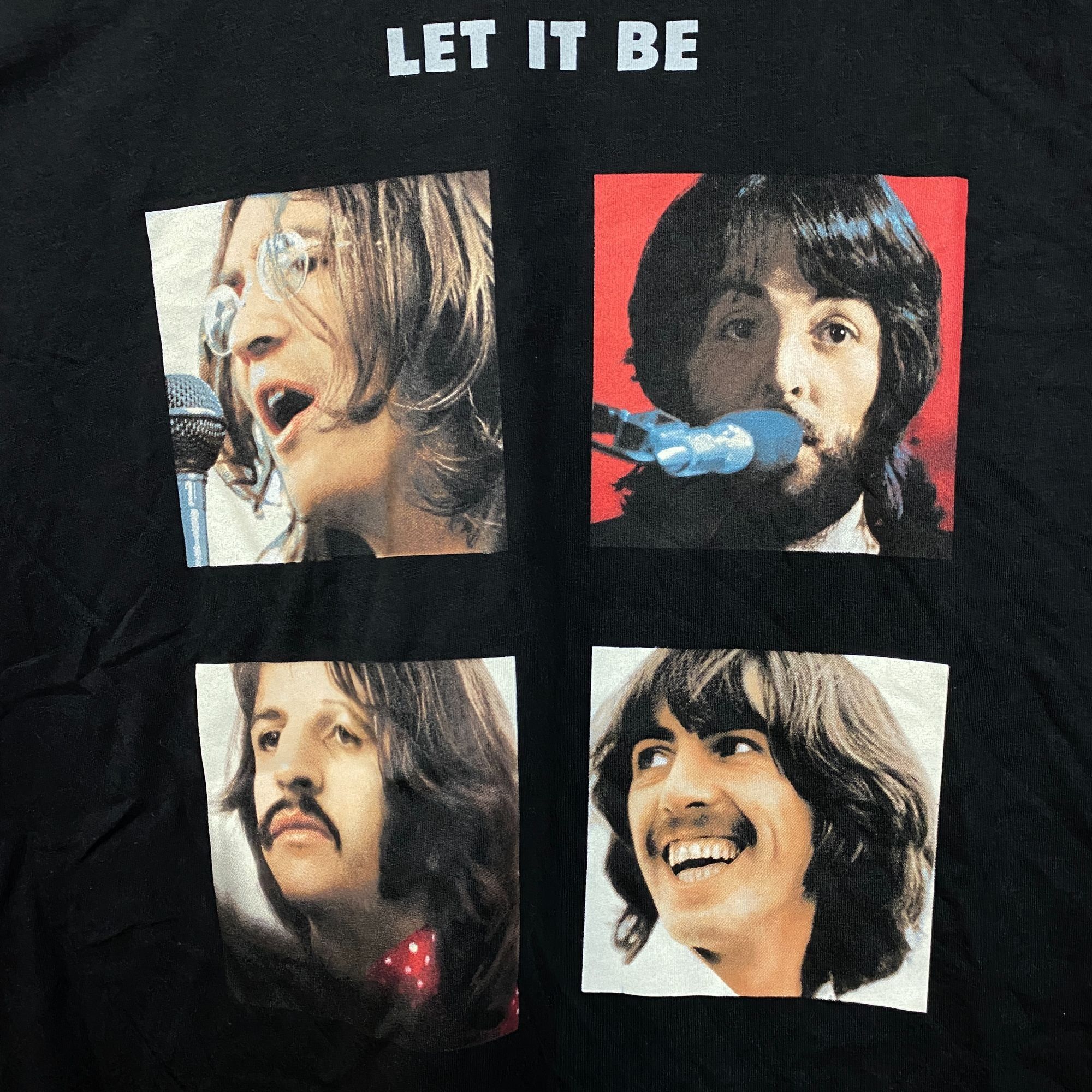 Band Tees The Beatles Let It Be Album Cover Art T-Shirt Large Size US L / EU 52-54 / 3 - 2 Thumbnail