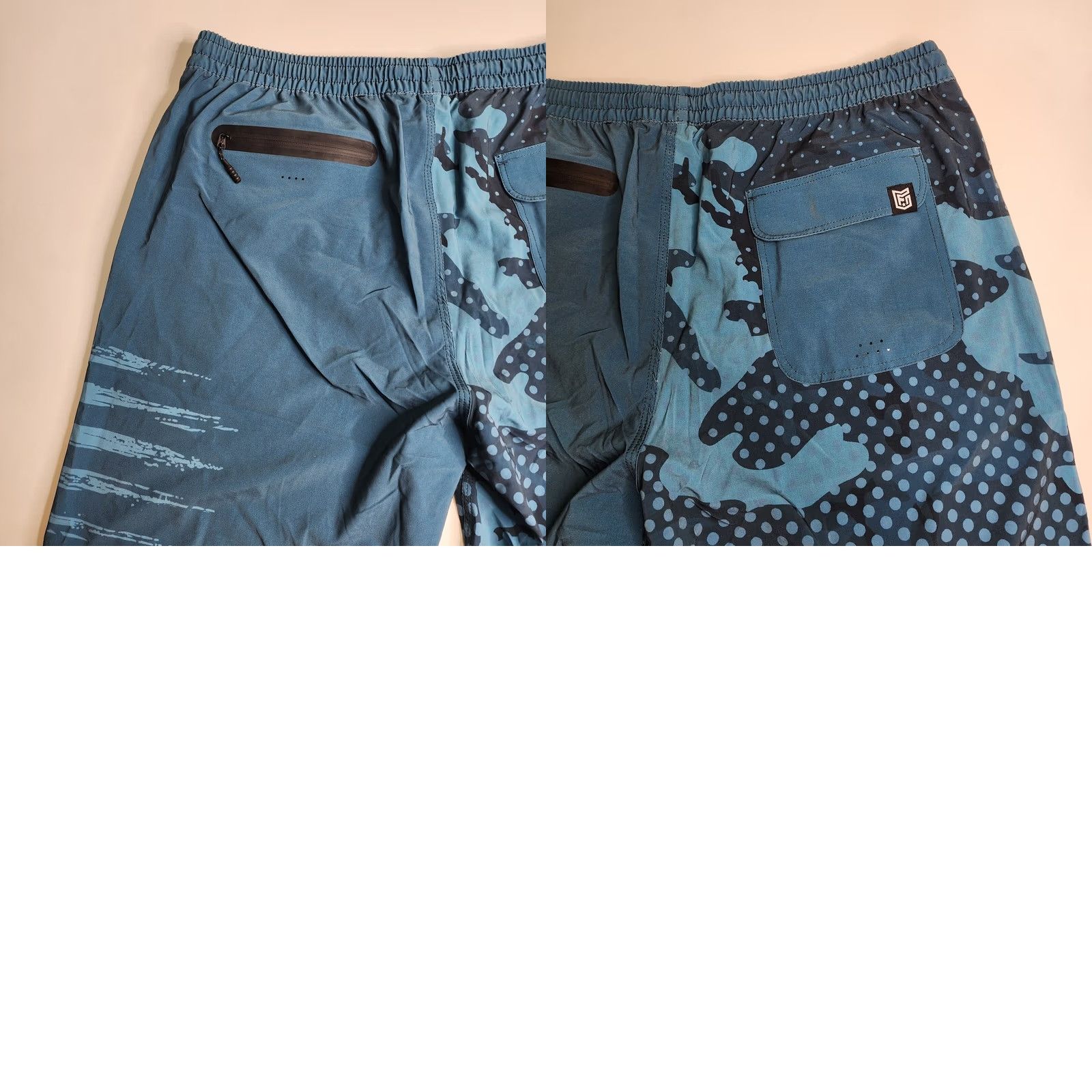 Industrie Freedom Industries Mens Adapt + Hybrid Short B.Steel Halftone Size 3XL Regular Activewear Size US 39 - 8 Thumbnail
