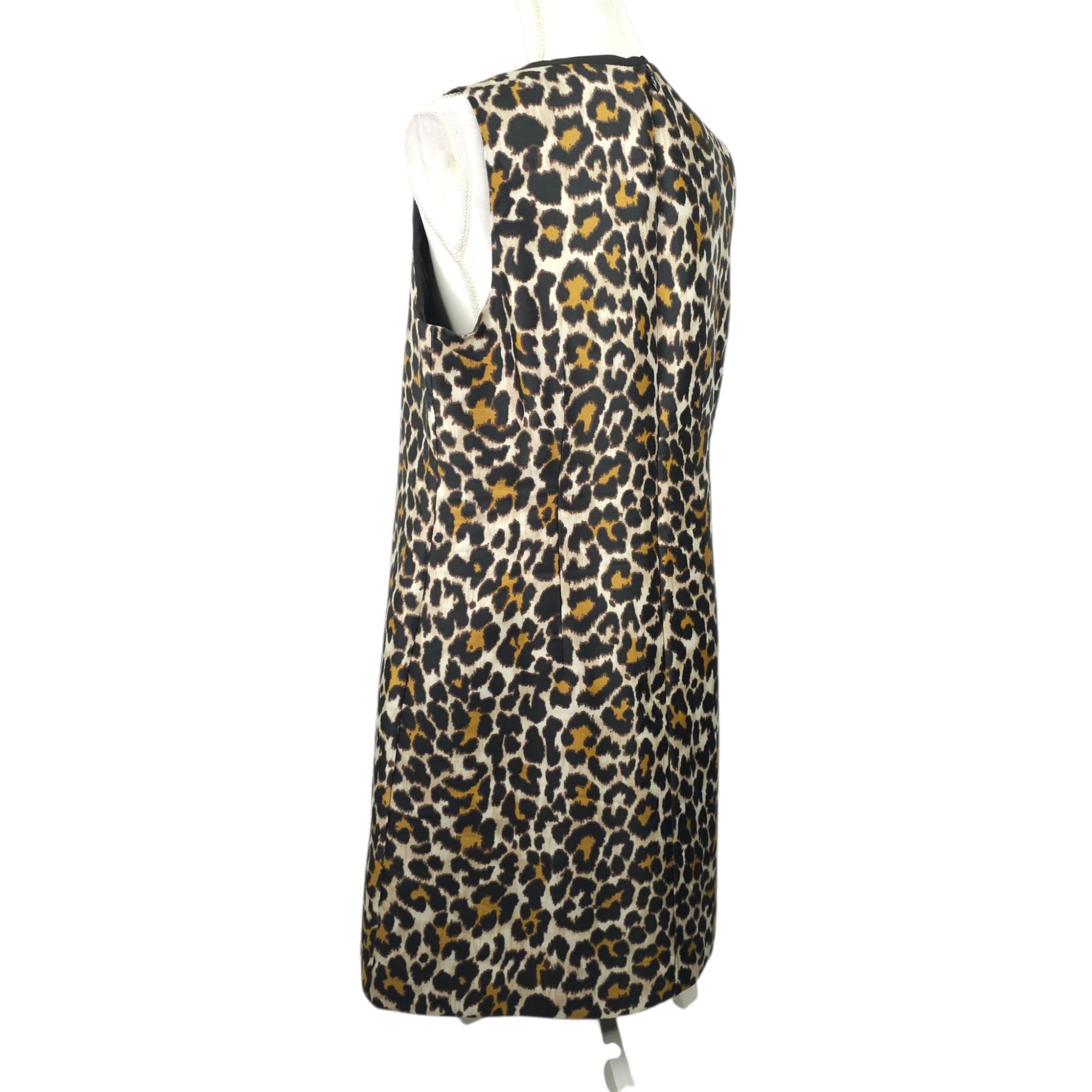 J.Crew J.Crew Leopard Print Shift Dress Size 12 A-line Back Zip Size XL / US 12-14 / IT 48-50 - 14 Thumbnail