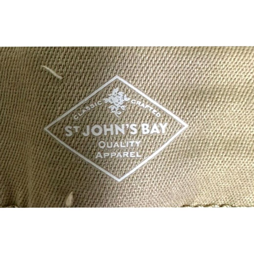 Vintage VINTAGE St. Johns Bay Pants Womens 6 Beige Chino Capri Mid Rise Straight Ladies NEW Size 28" / US 6 / IT 42 - 3 Thumbnail